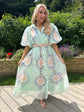 Edie Rose Dress Aqua - Image unknown