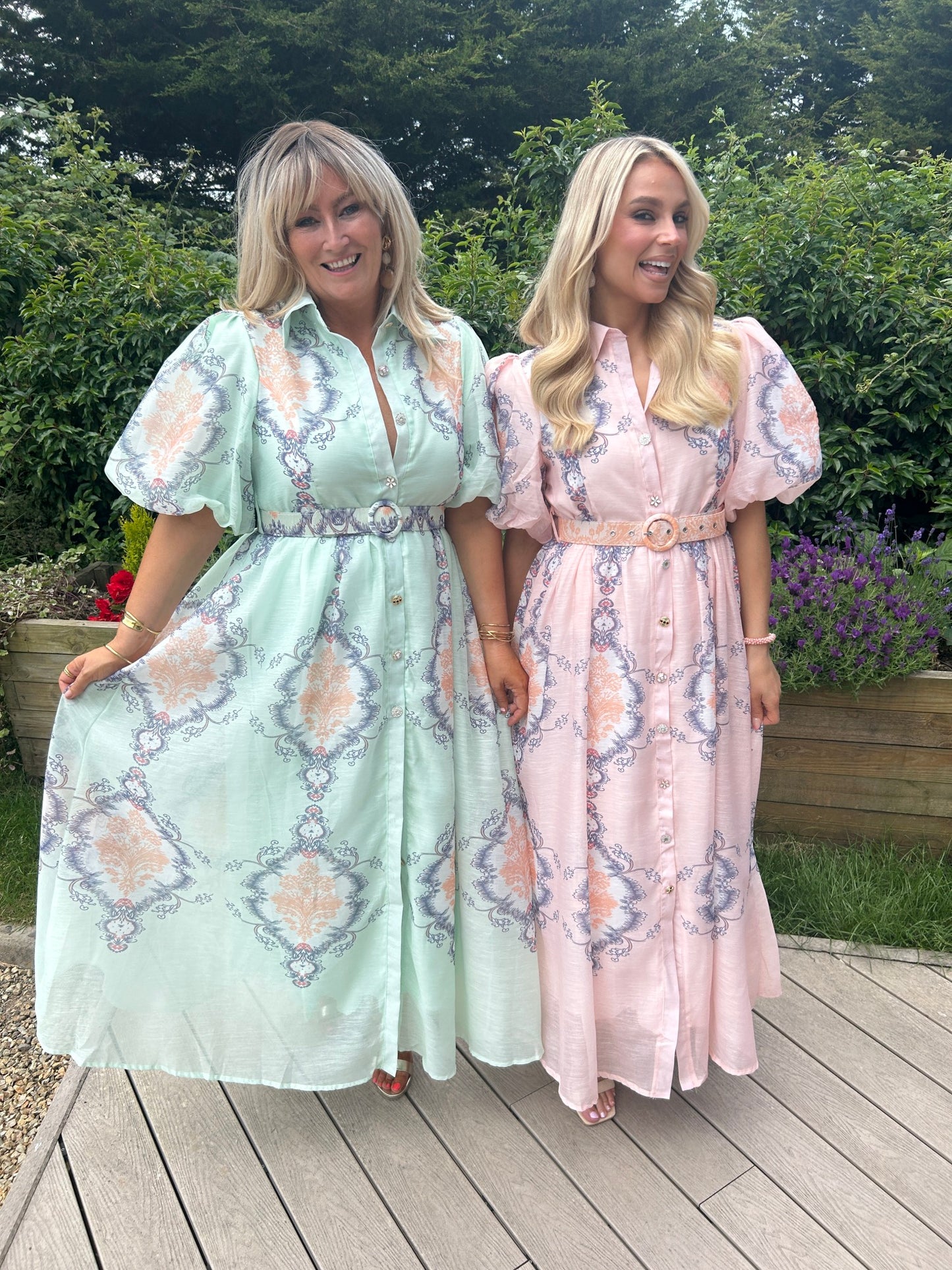 Edie Rose Dress Aqua - Image 6