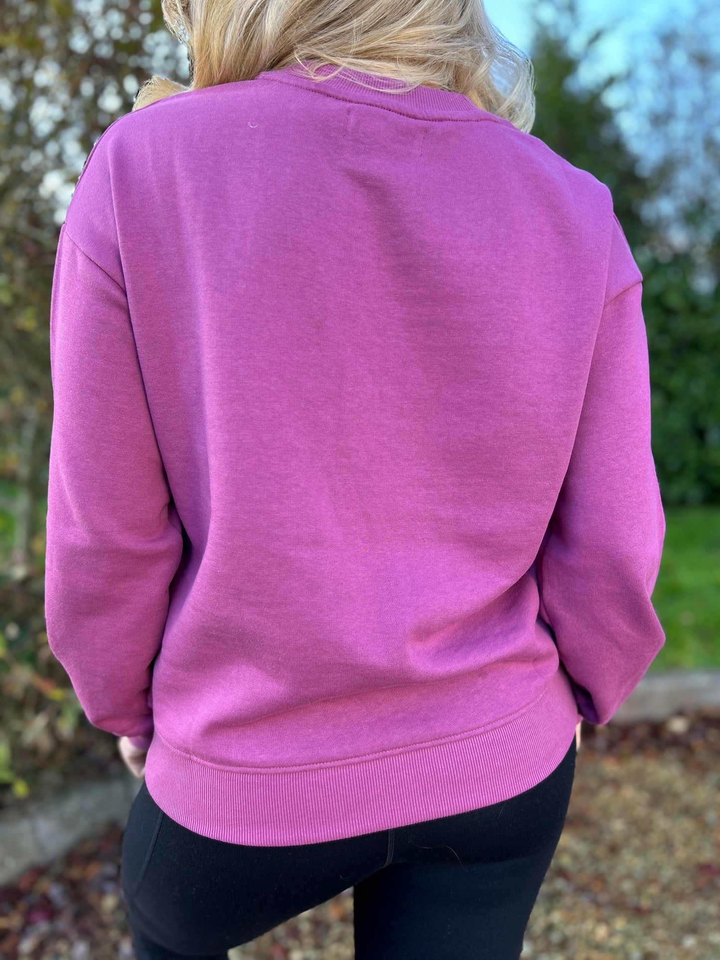 Abbie Sweater Berry - Image 6