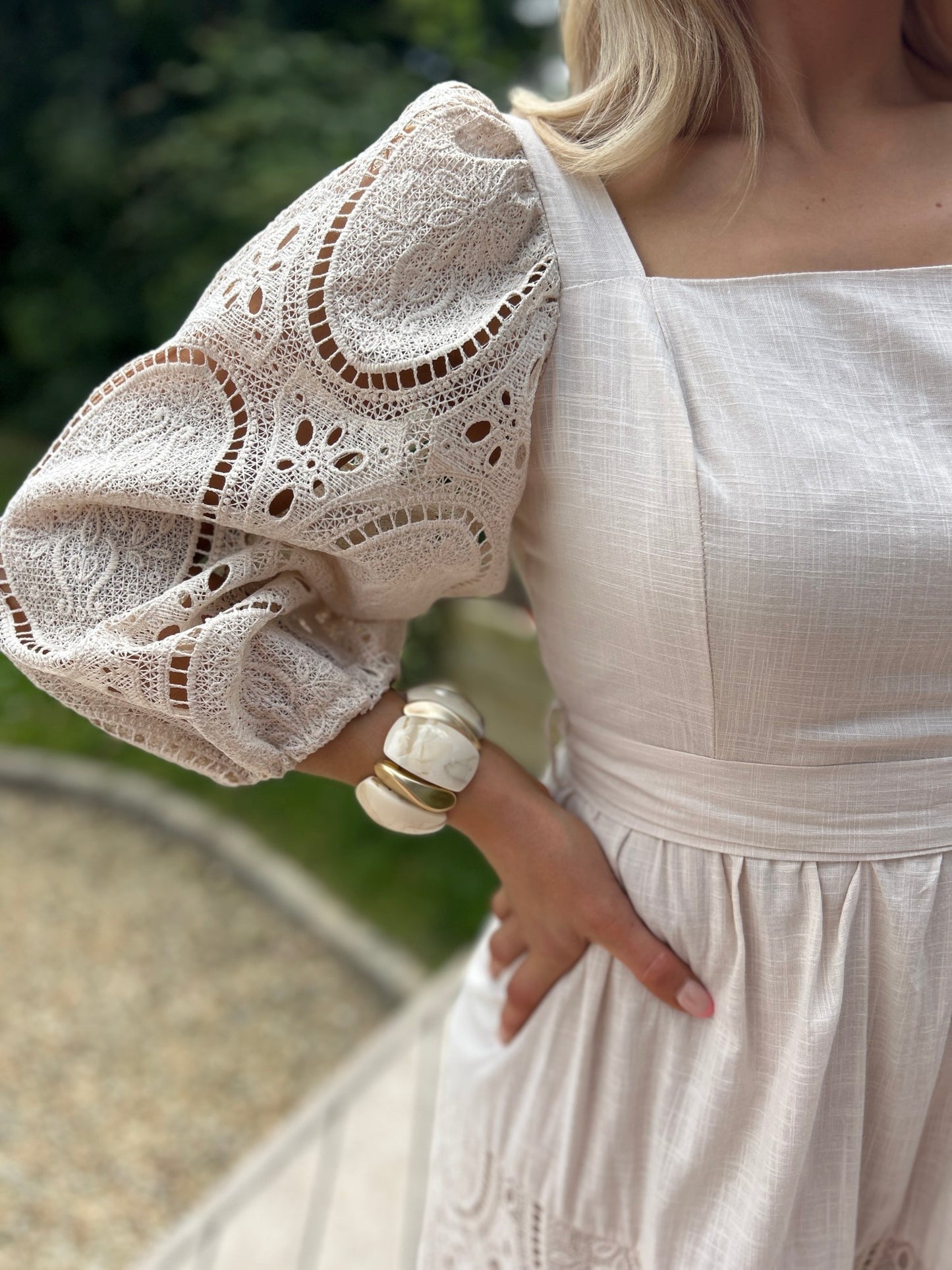 Claudie Dress Natural - Image 1