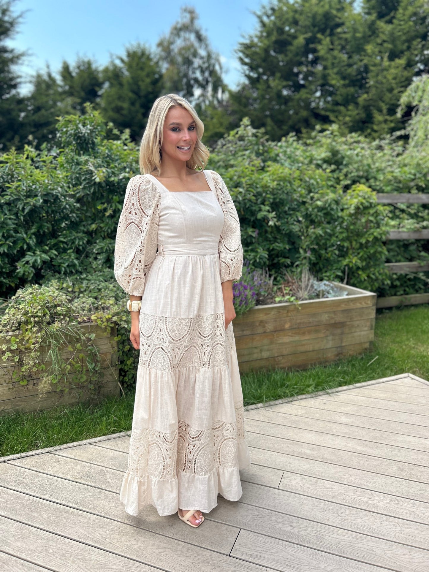 Claudie Dress Natural - Image 10