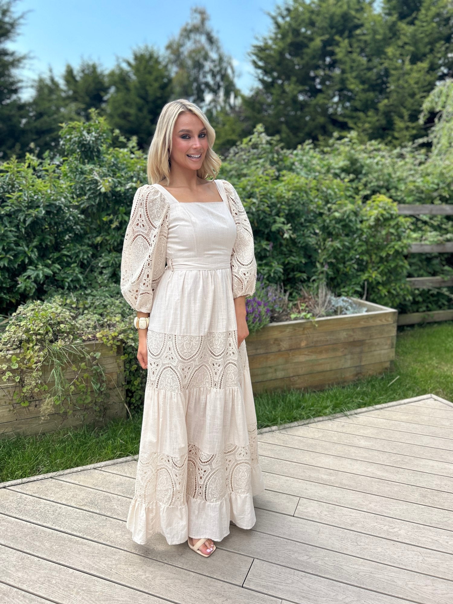 Claudie Dress Natural - Image 10