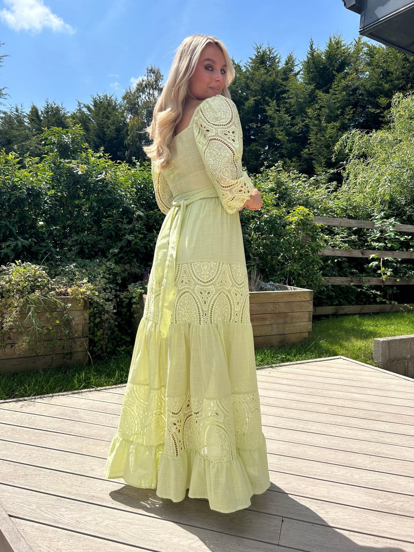 Claudie Dress Pistachio - Image 1