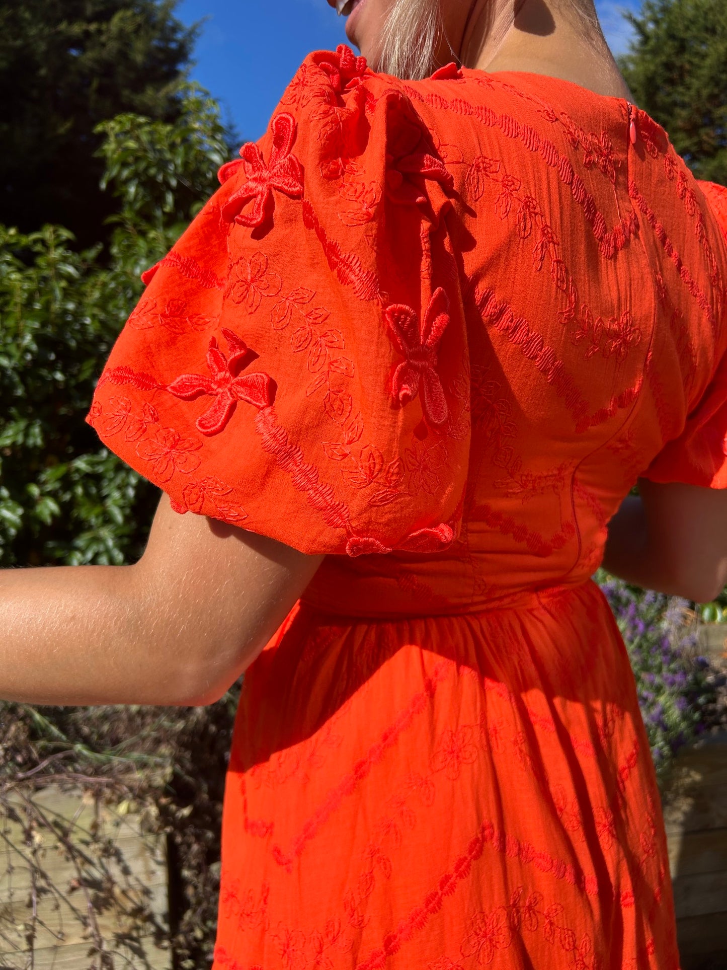 Tangerine Taya Dress