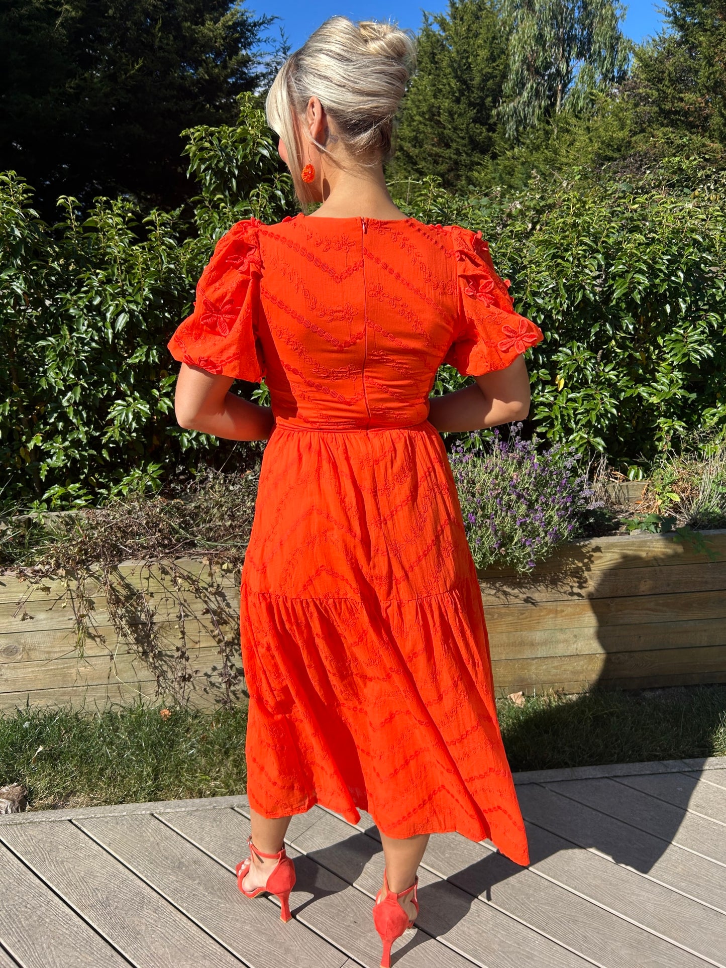 Tangerine Taya Dress