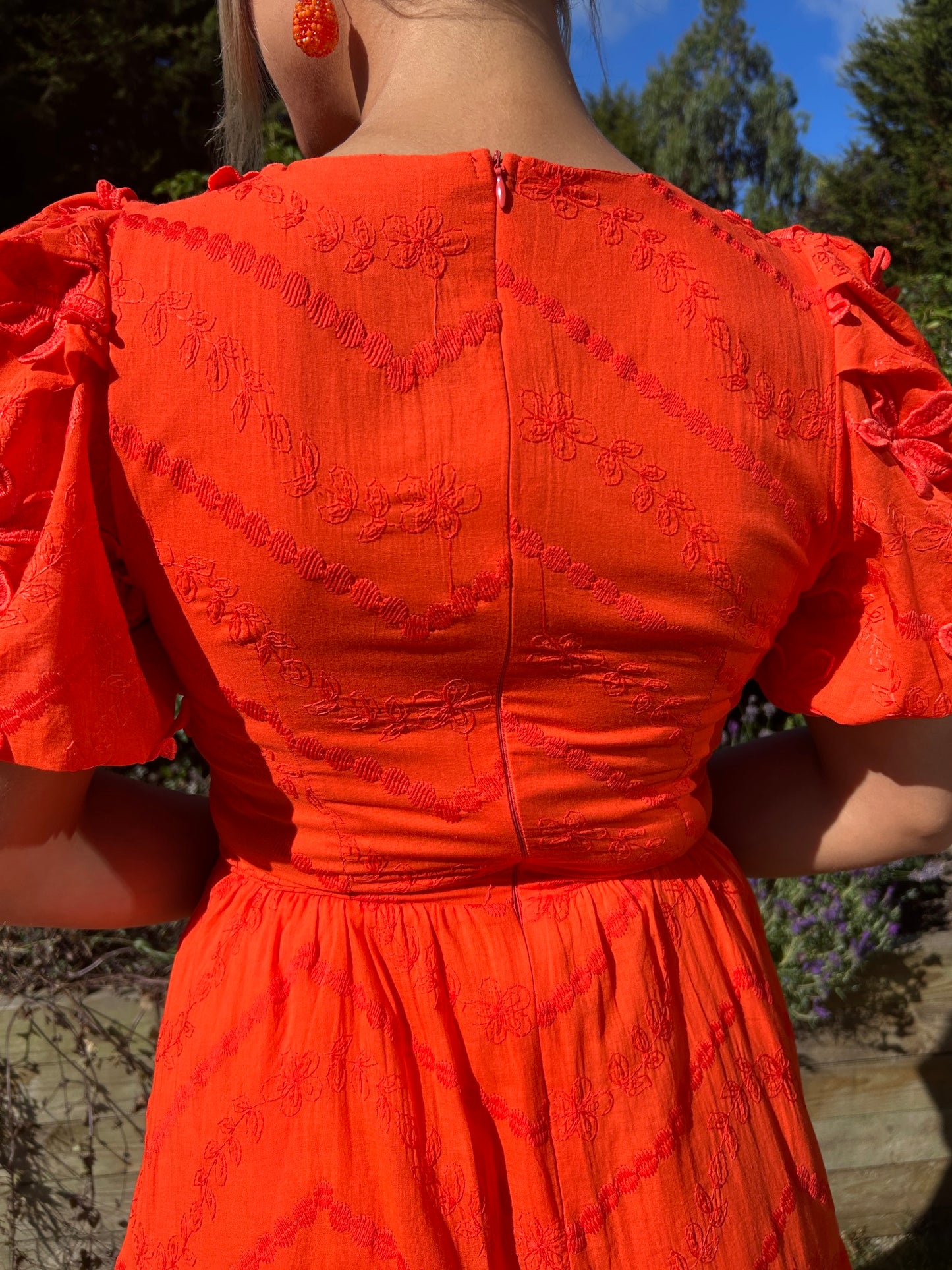 Tangerine Taya Dress