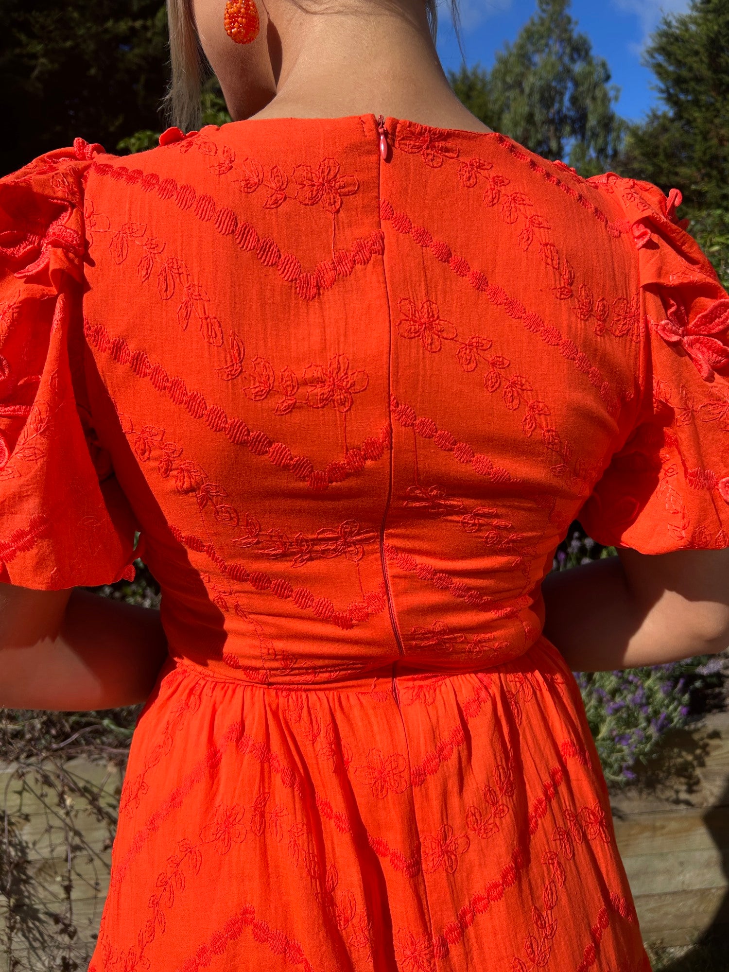 Tangerine Taya Dress