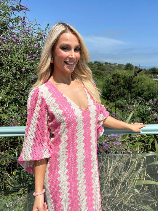Anissa Dress Pink - Image 1