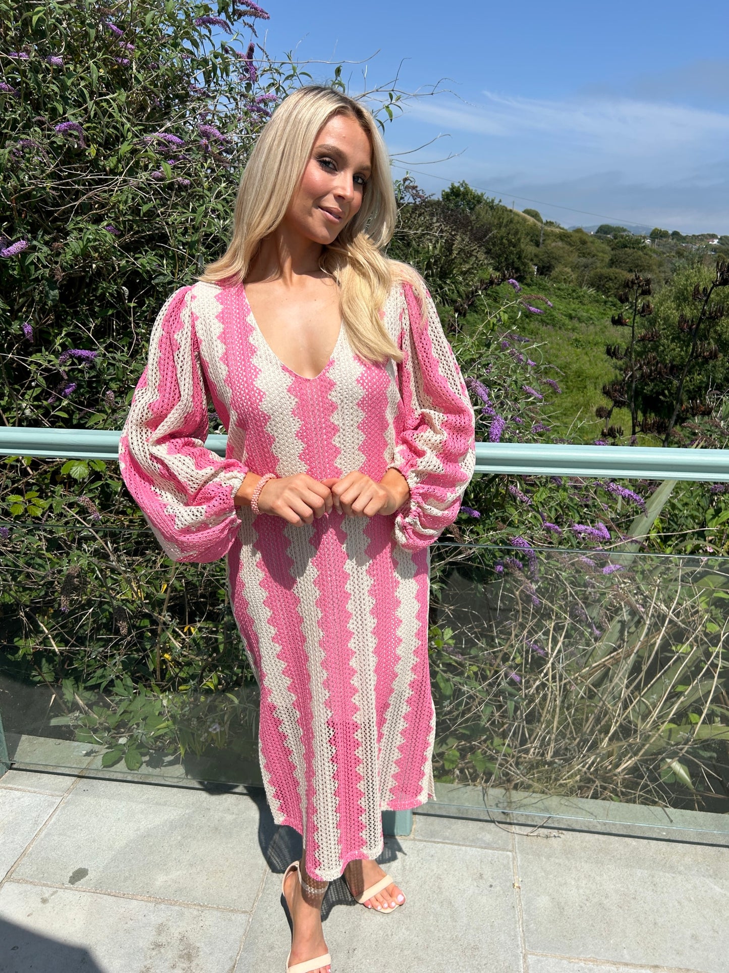 Anissa Dress Pink - Image 5