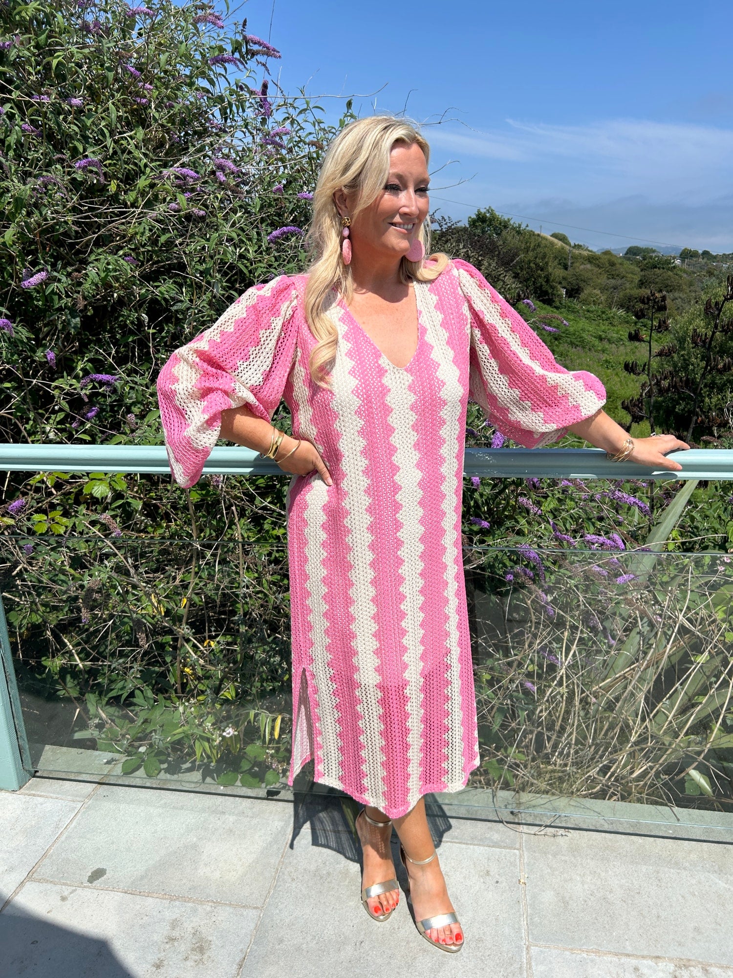 Anissa Dress Pink - Image 6
