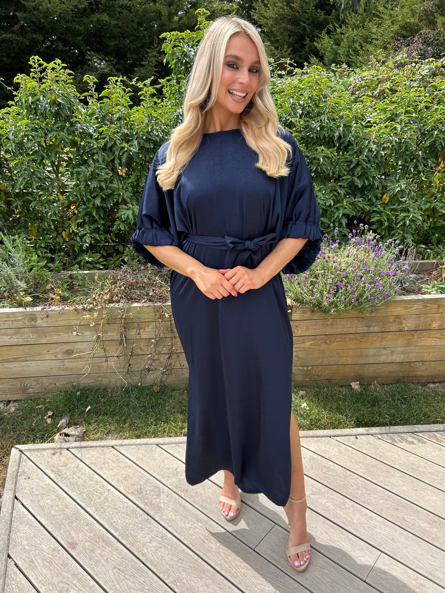 Montpellier Dress Navy - Image 3