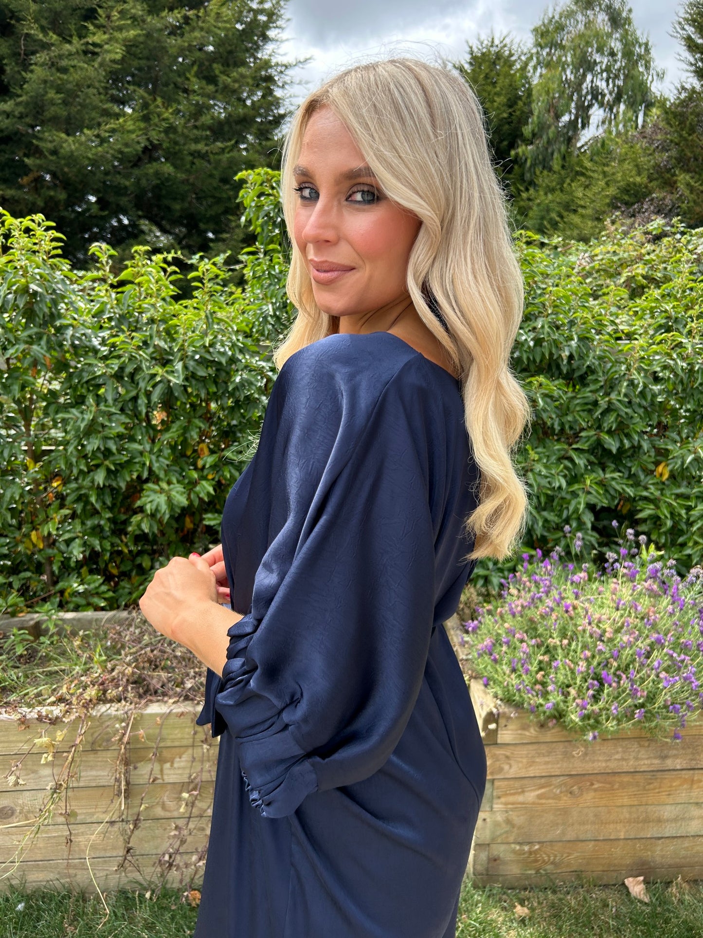 Montpellier Dress Navy - Image 1