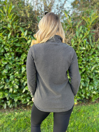 Kia Half Zip Black - Image 4