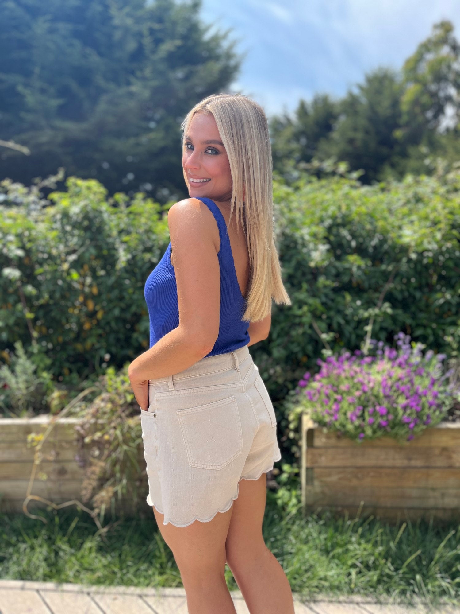  KItty Blue Vest Top - Image 1