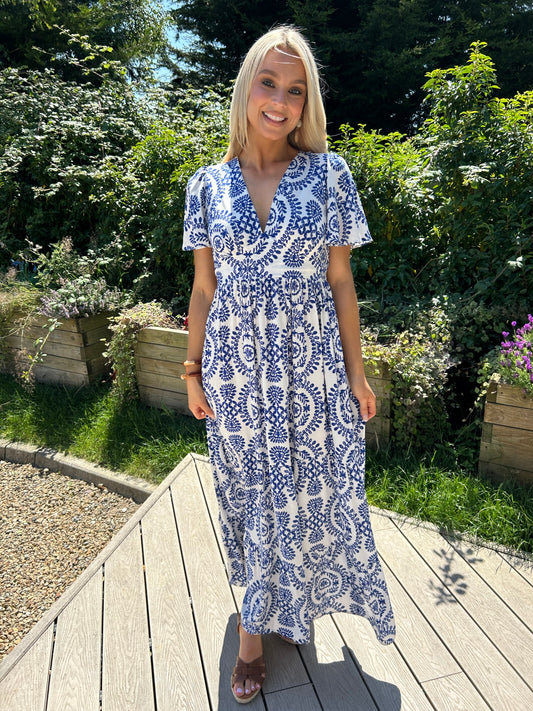 Santorini Maxi Dress - Image 1