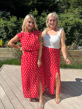 Farrah Dot Skirt