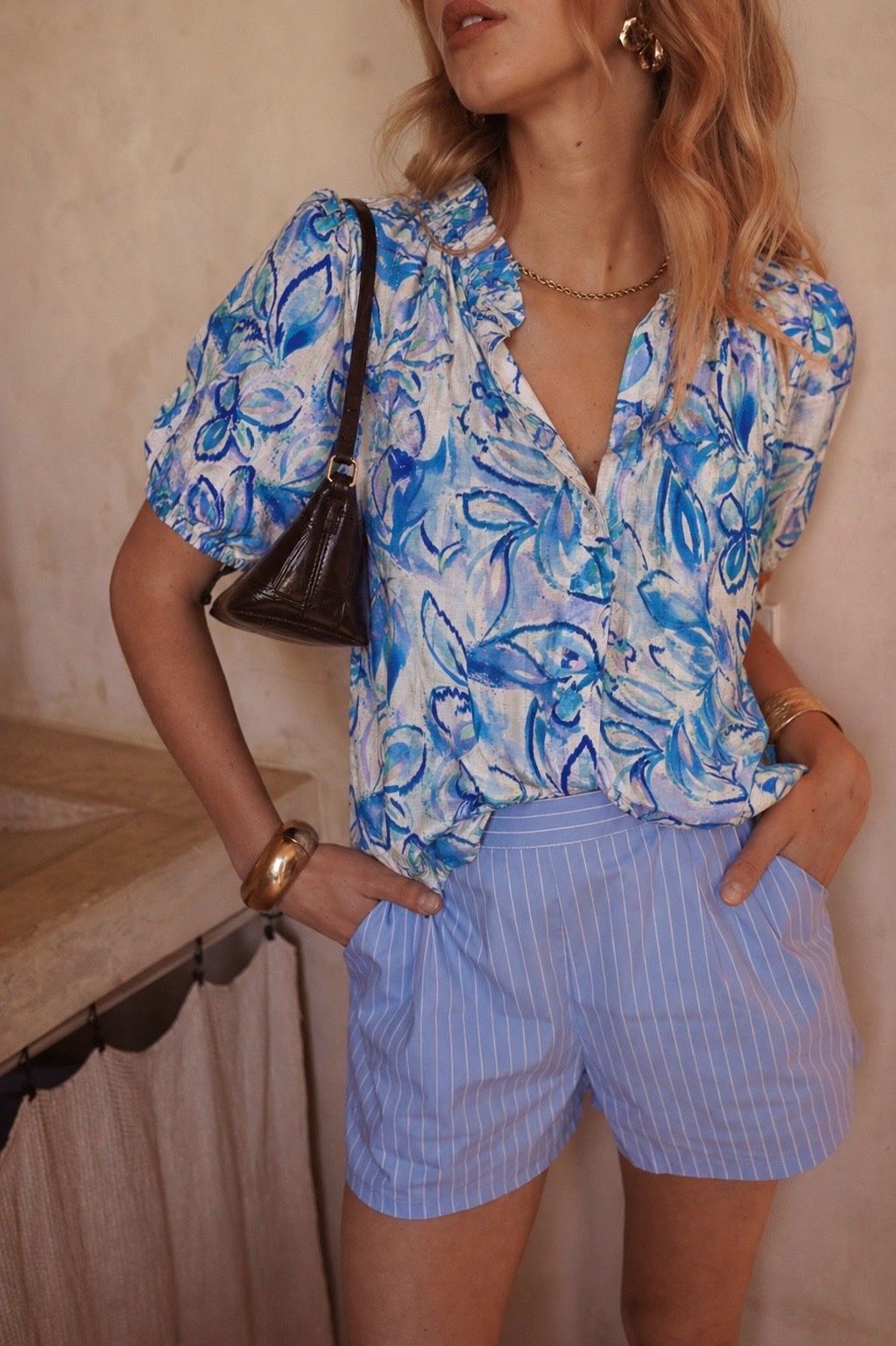 Dixie Blue Blouse