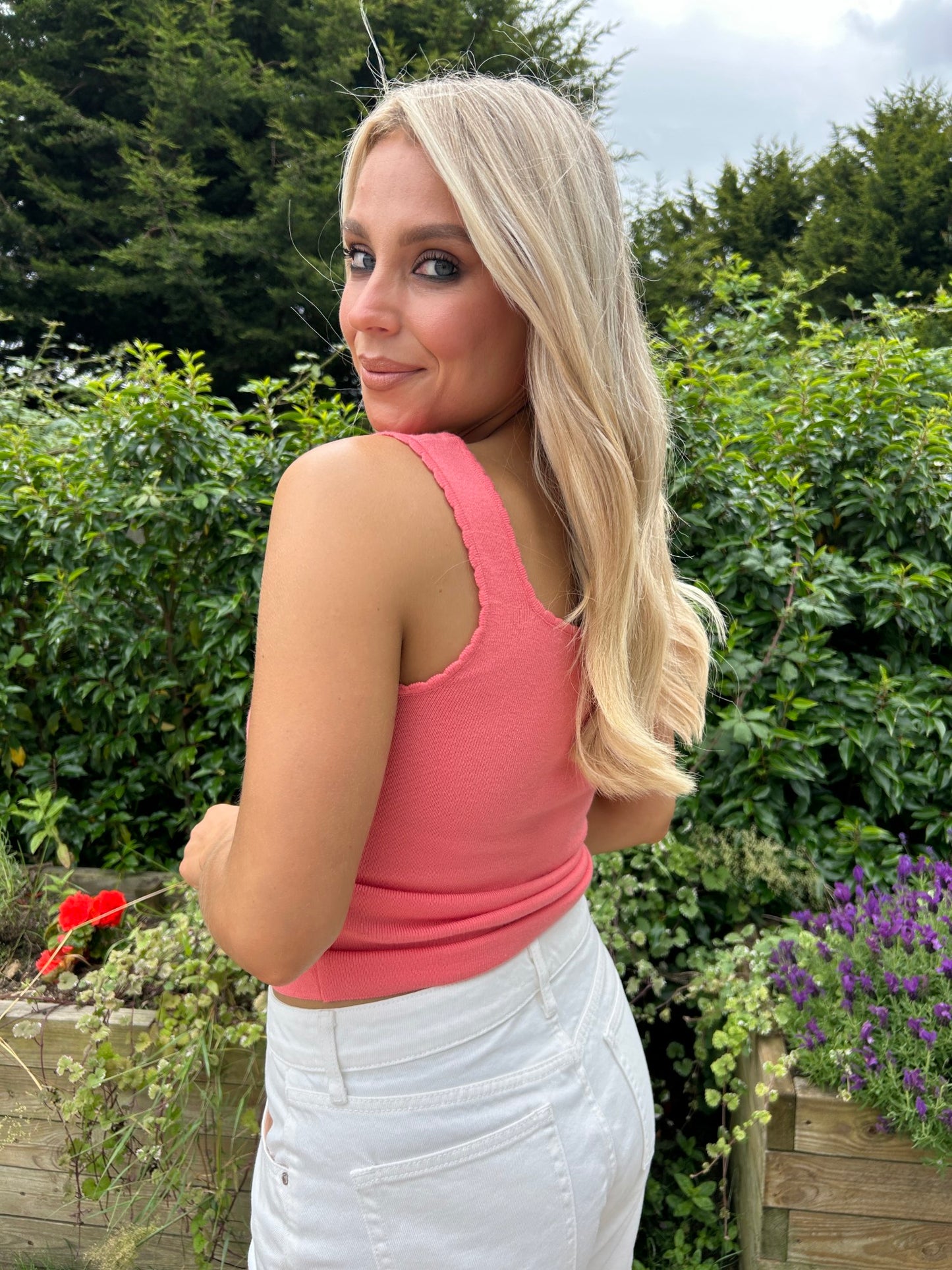 Jayla Coral Vest Top