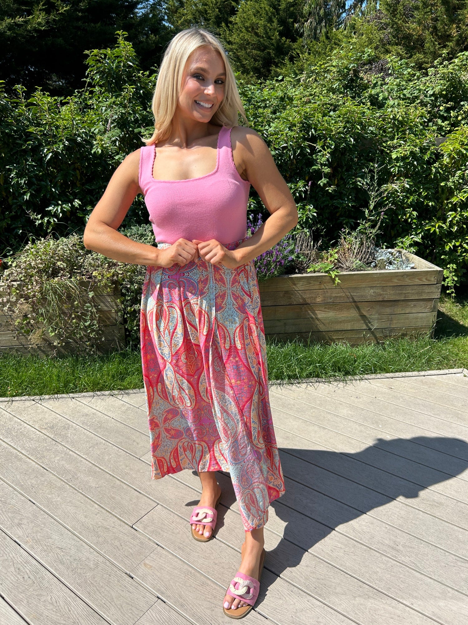 Jayla Rose Vest Top - Image 1