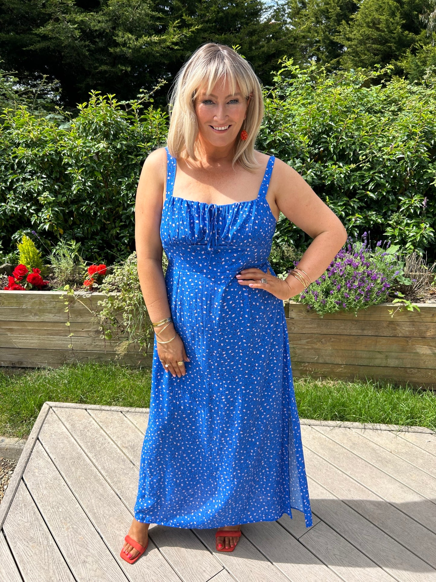 Gigi Blue Dress - Image 2