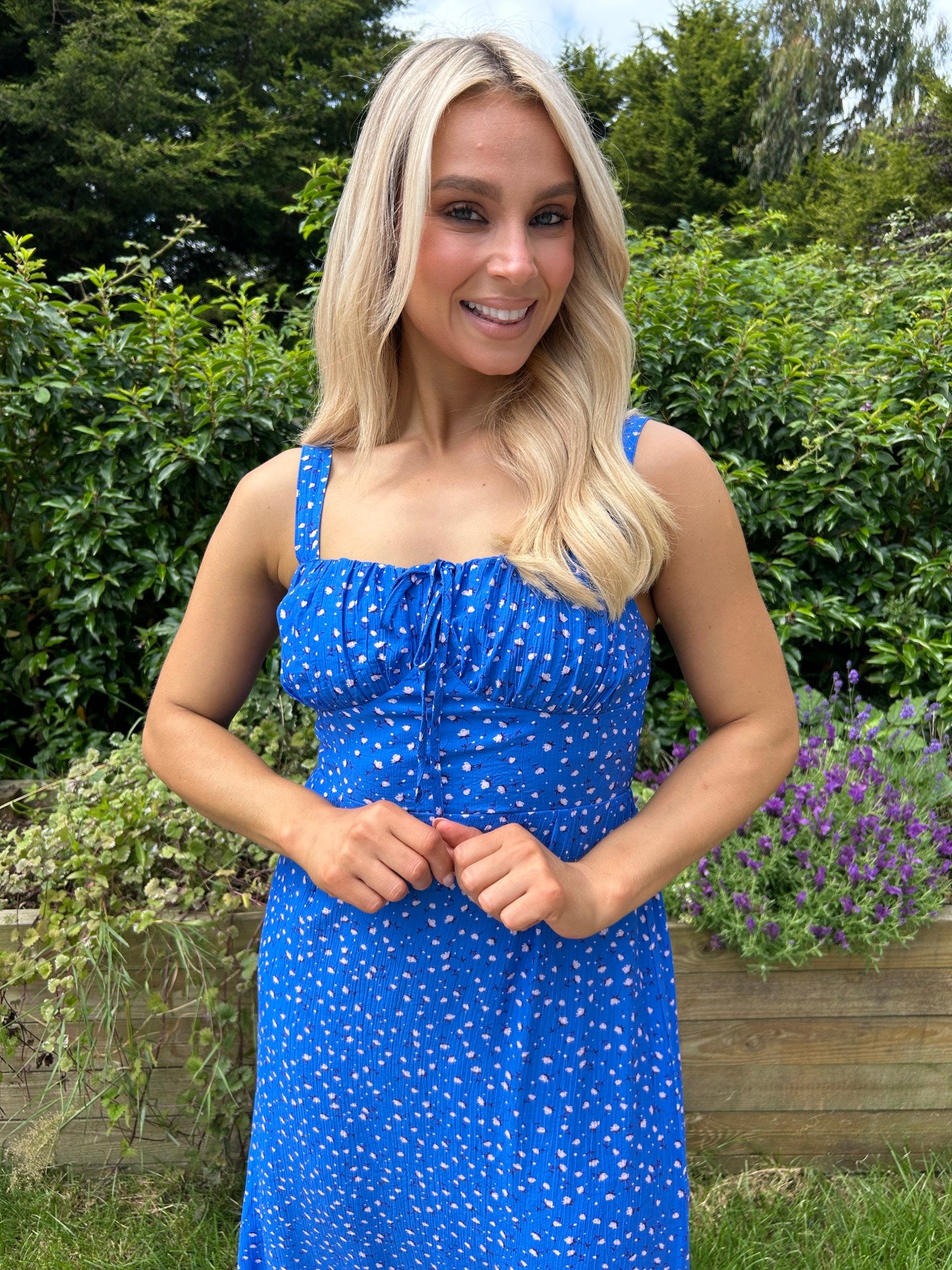 Gigi Blue Dress - Image 4
