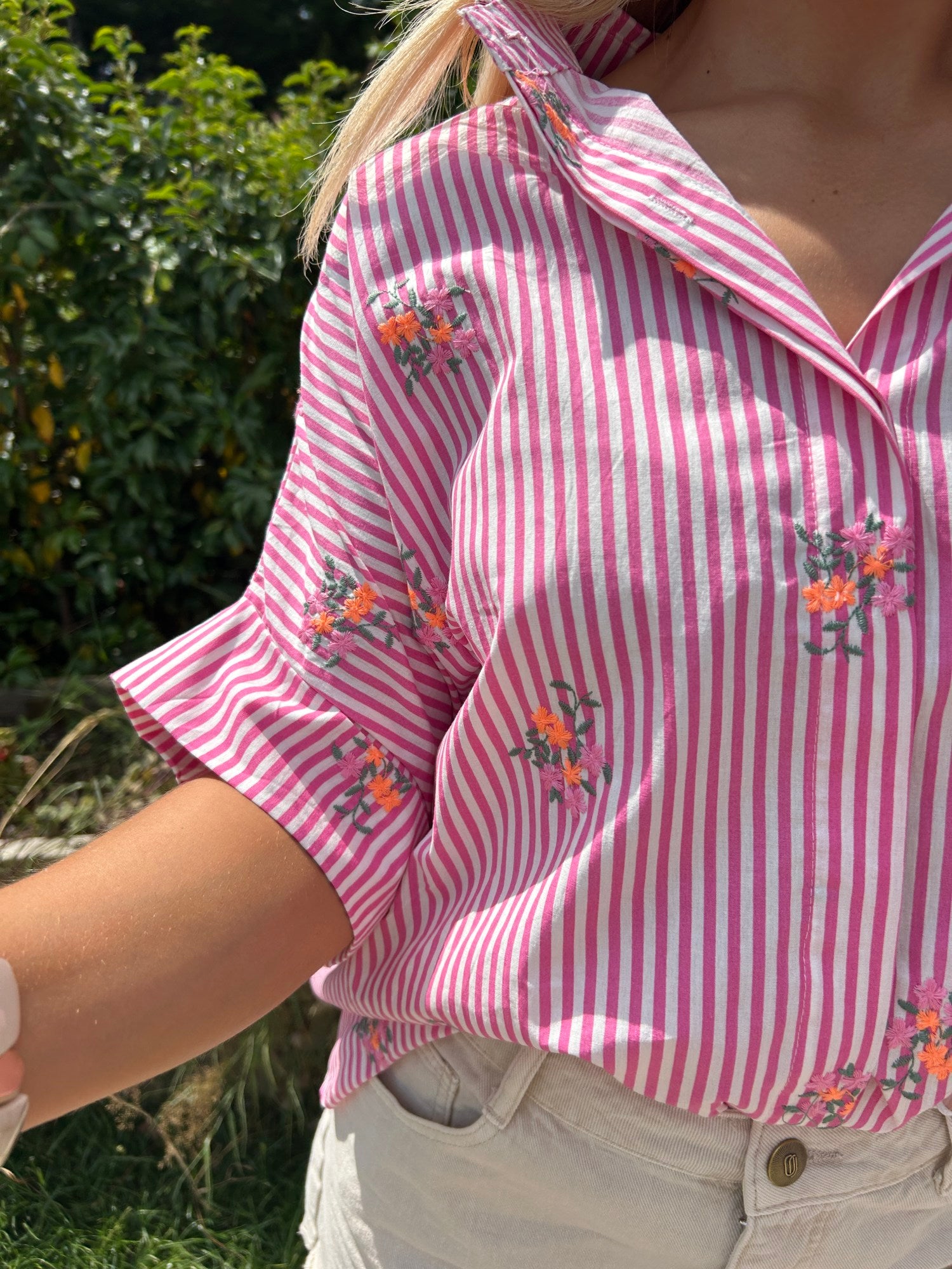 Emmie J  Shirt Pink