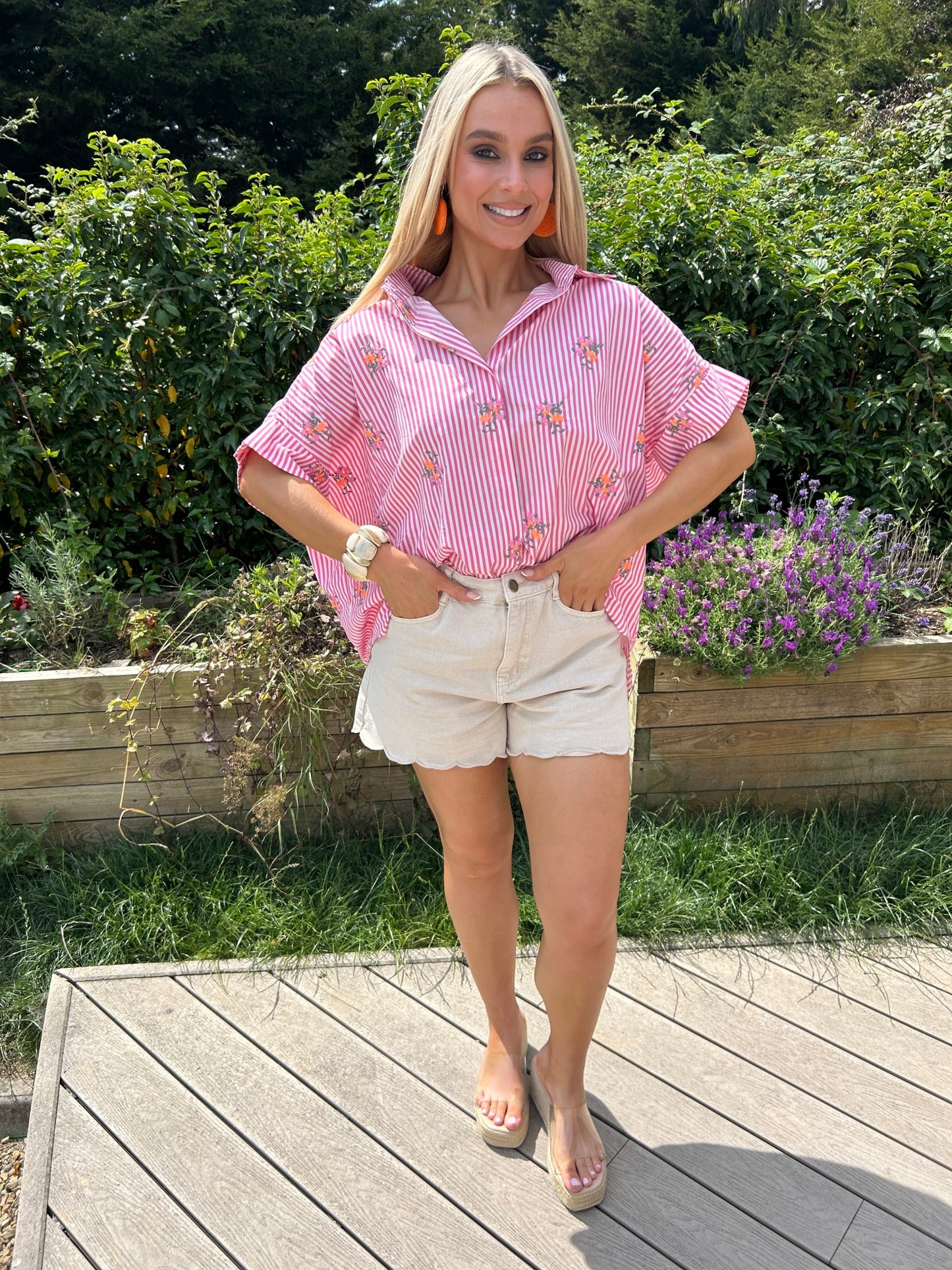 Emmie J  Shirt Pink