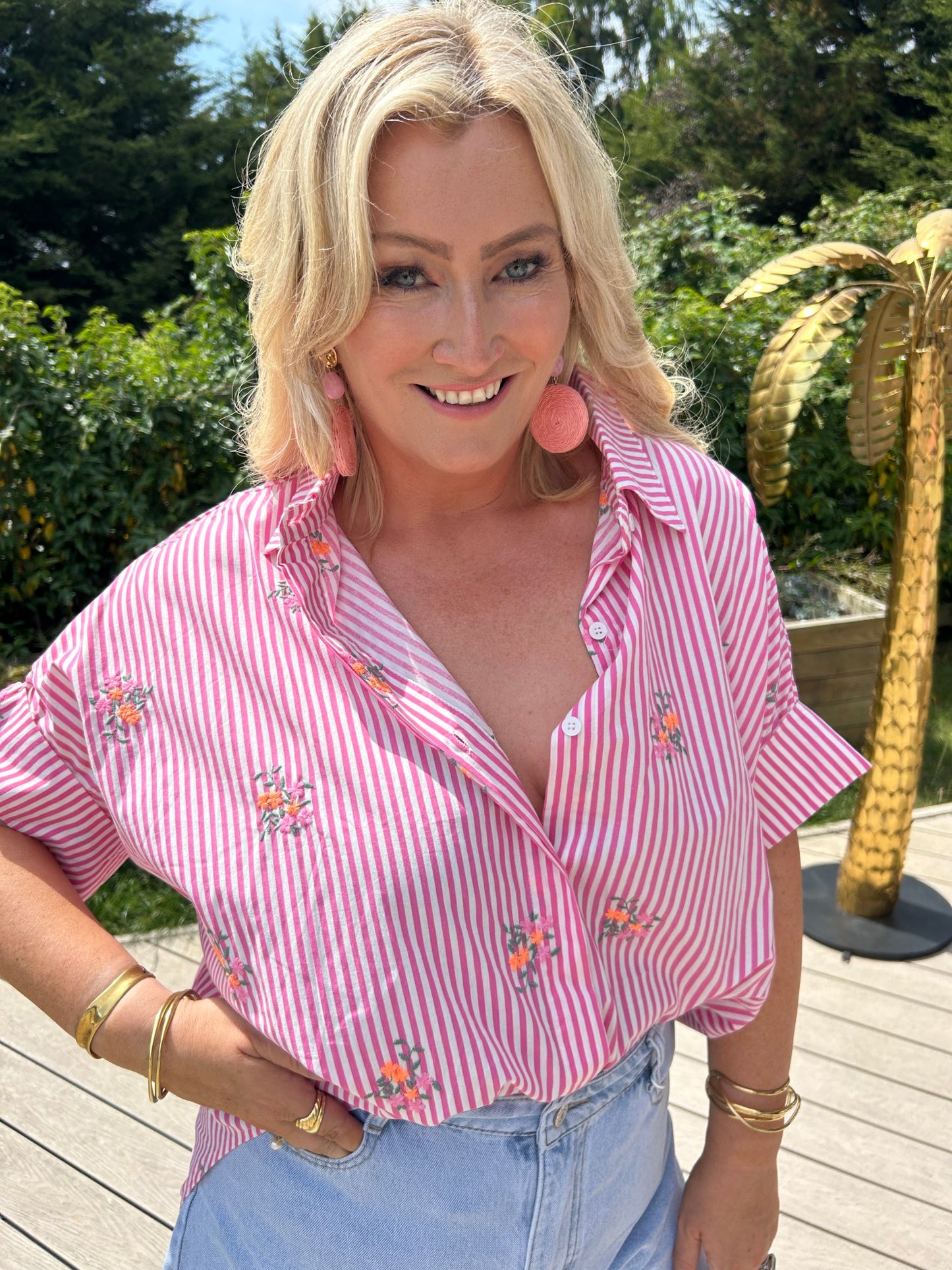 Emmie J  Shirt Pink