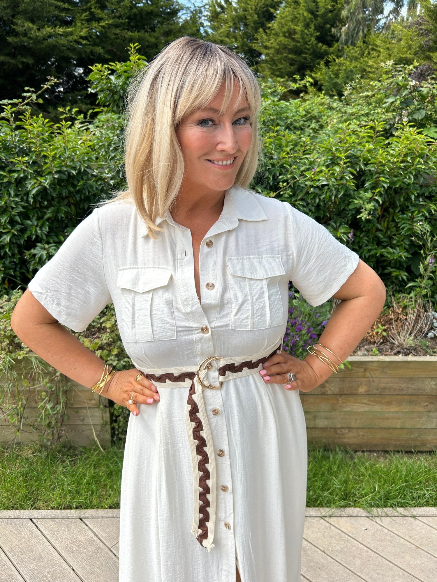 Rula Belted Dress  - Image 9