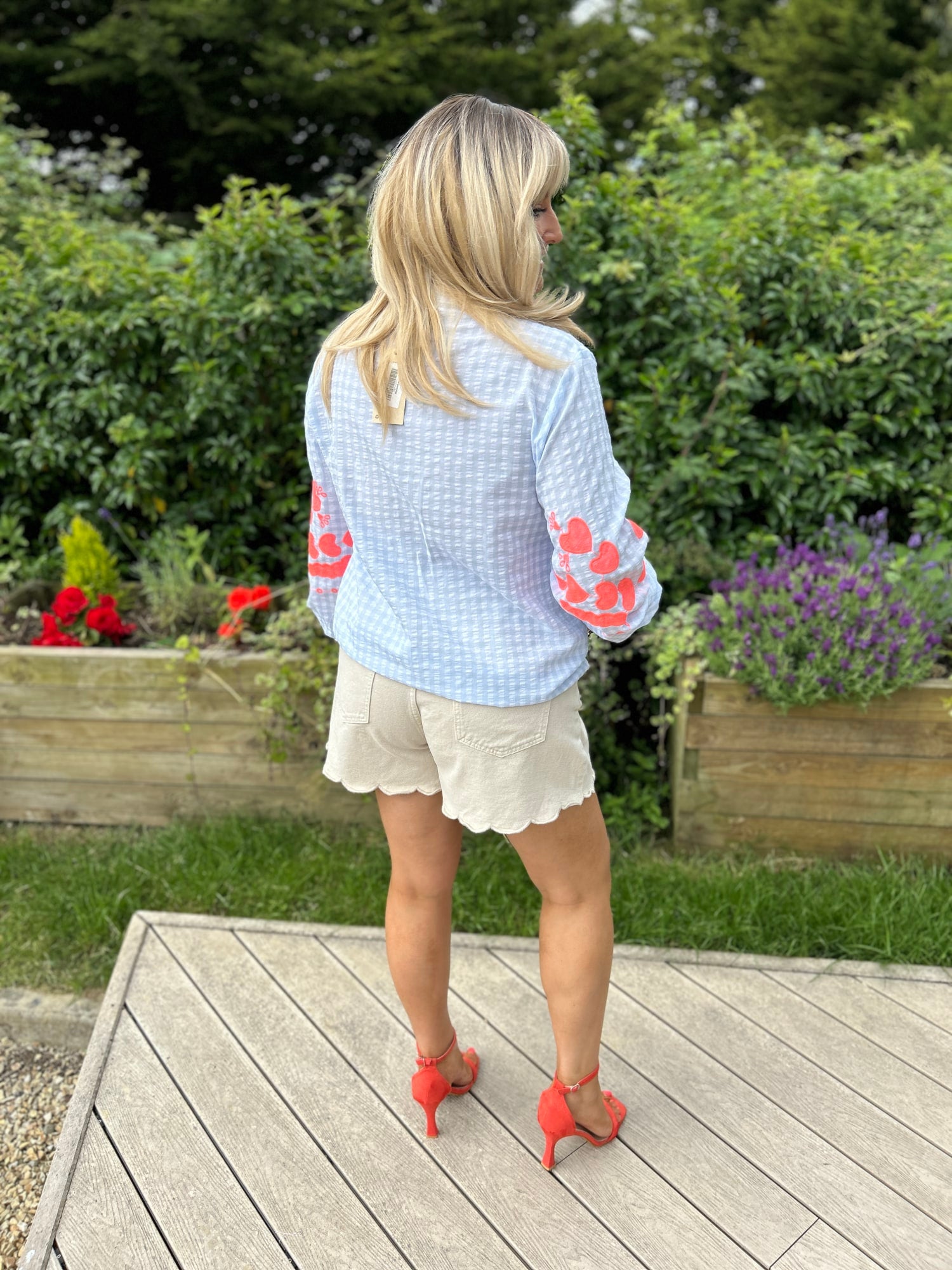 Fleur High Waisted Shorts - Image unknown