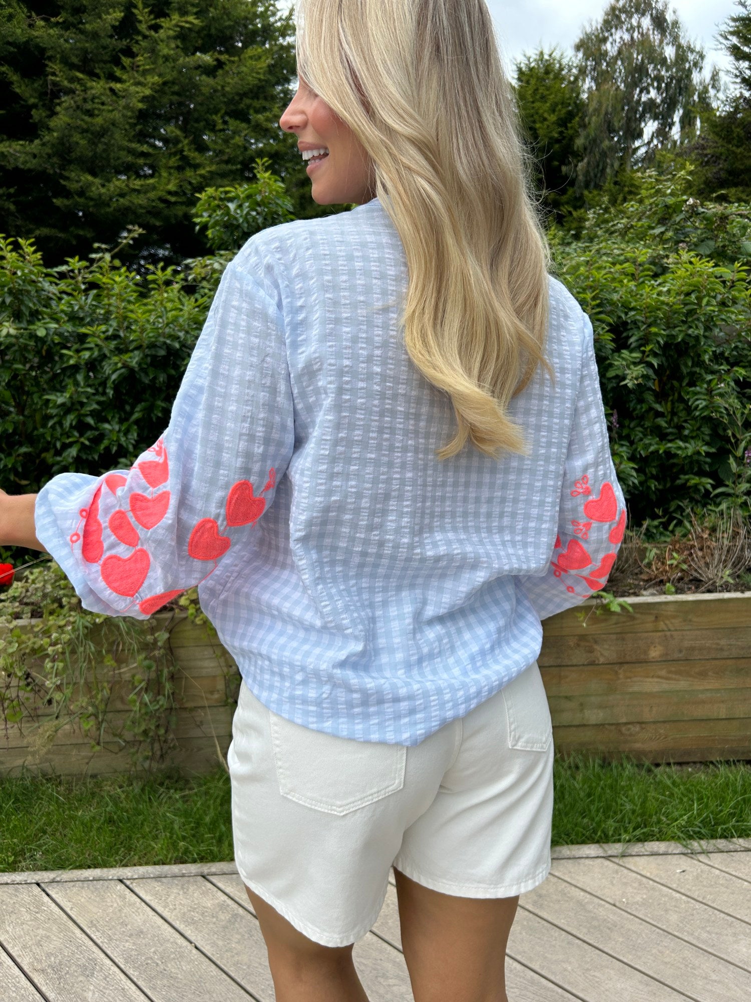 Katie Ecru Shorts - Image 4