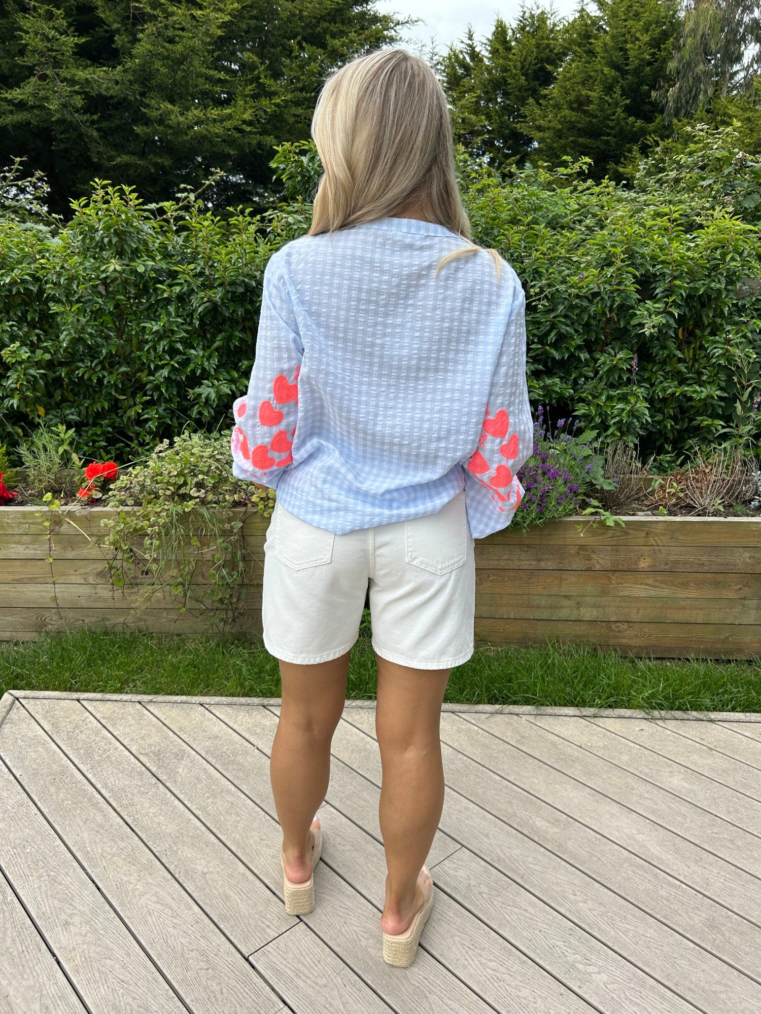 Katie Ecru Shorts - Image 5