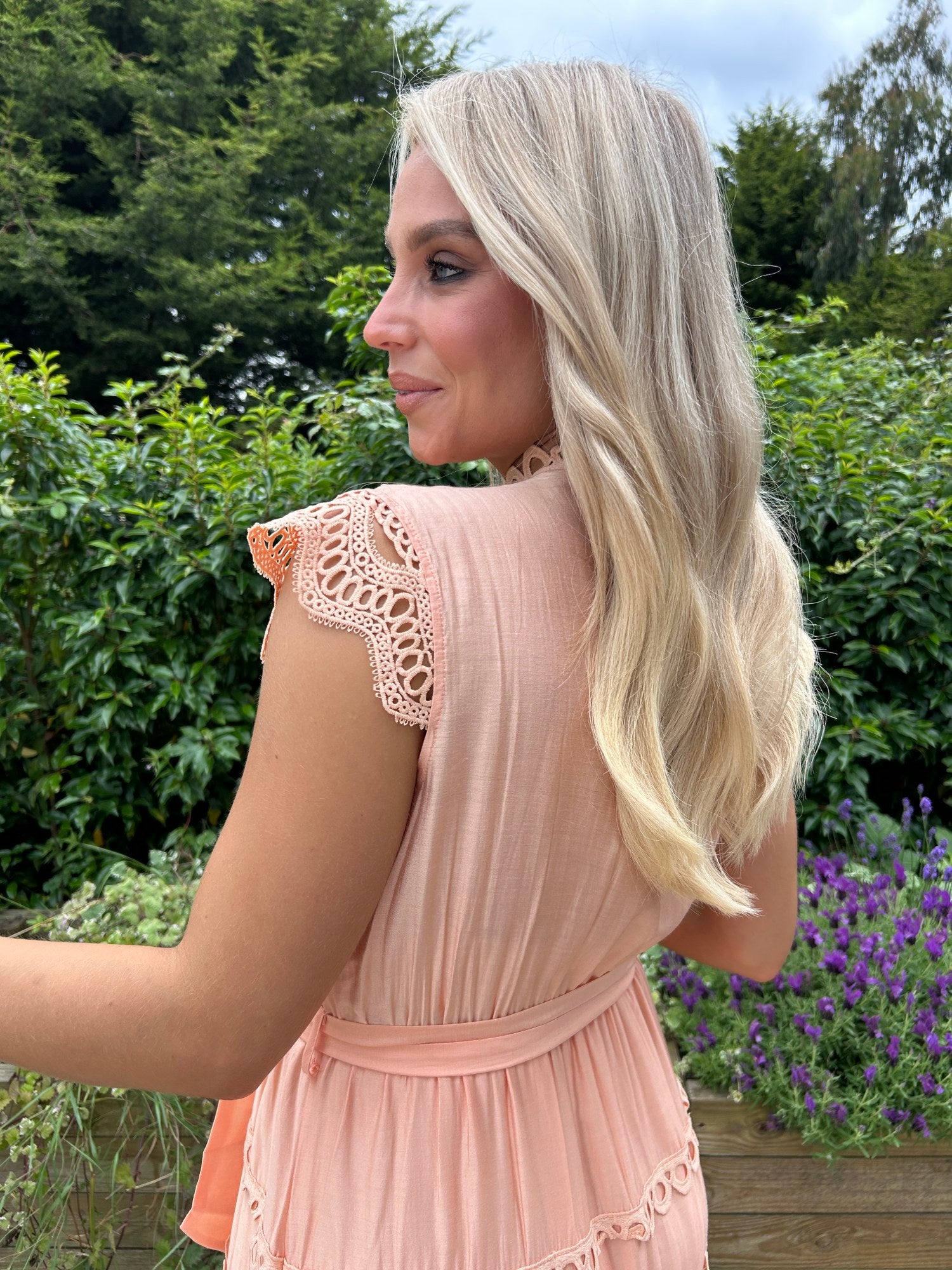 Elsa Dress Apricot - Image 4