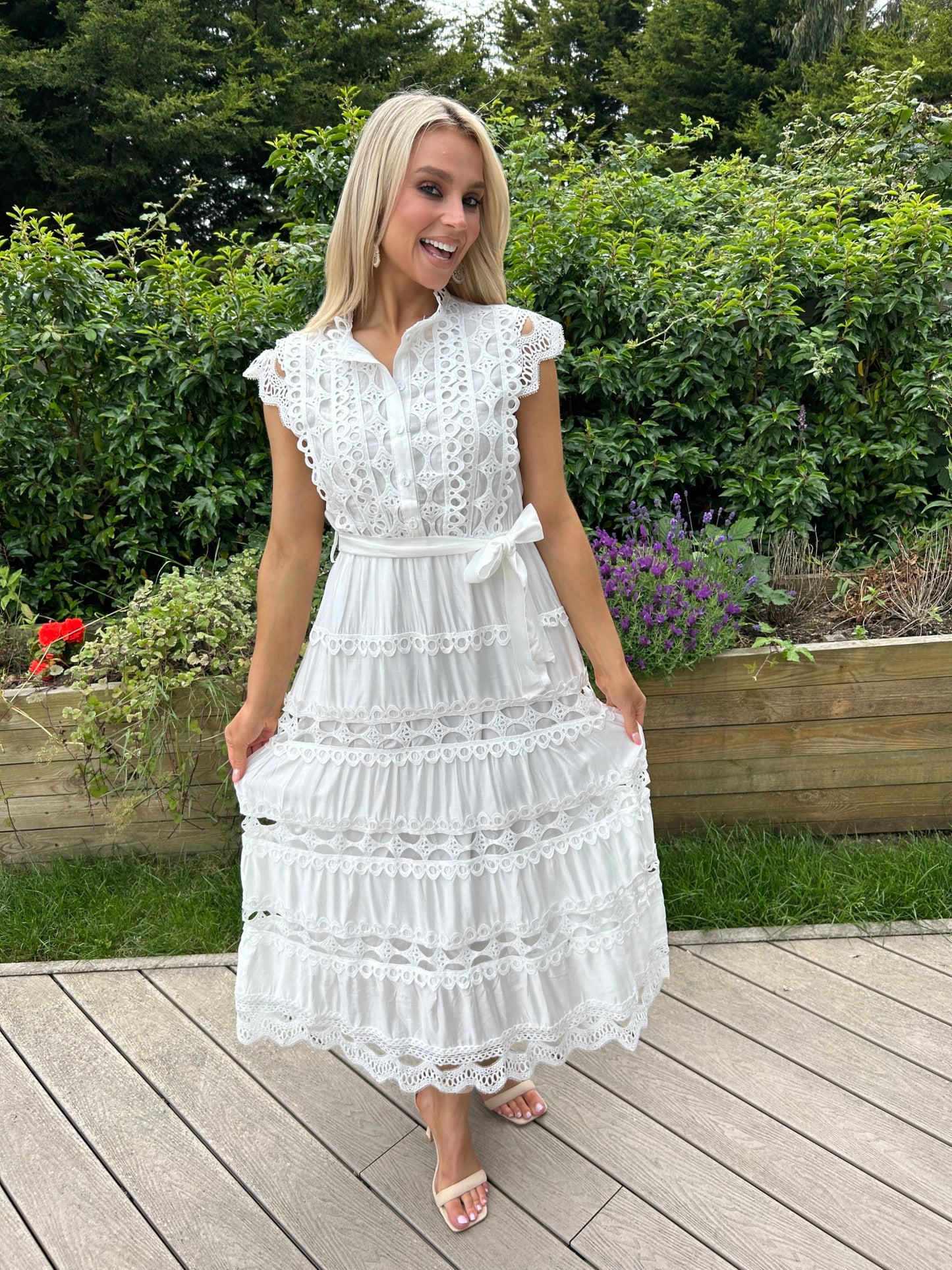 Elsa Dress White - Image 4