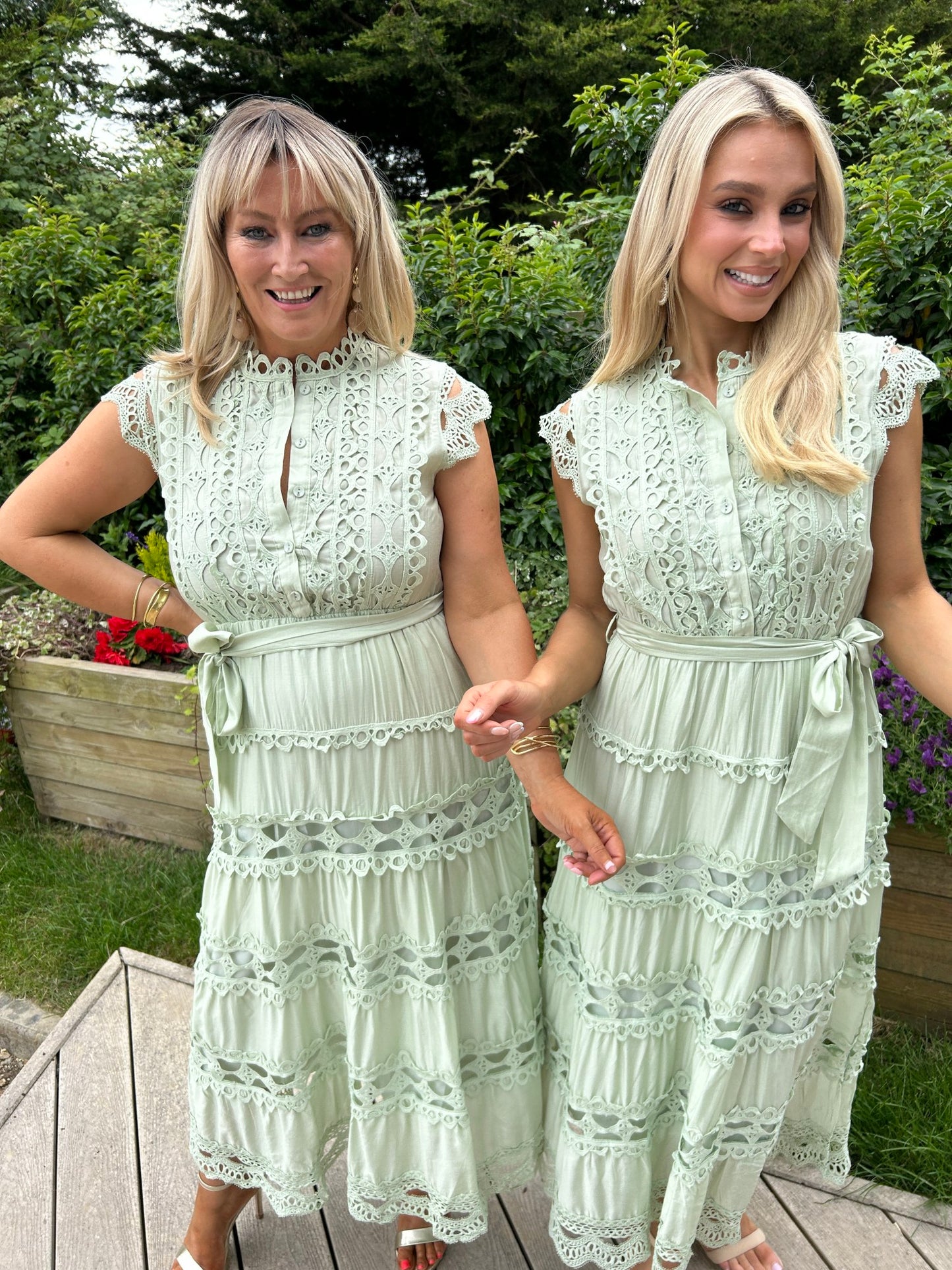 Elsa Dress Sage - Image 1