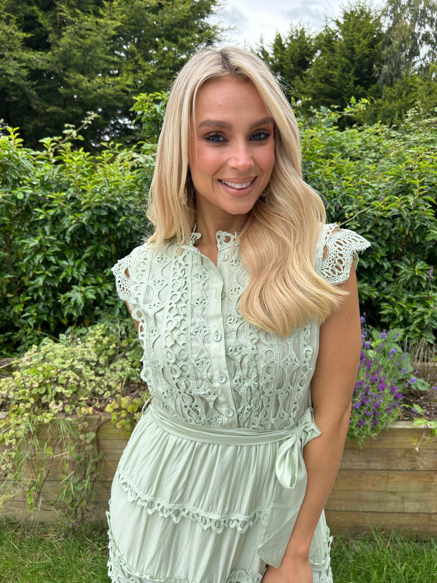 Elsa Dress Sage - Image 4