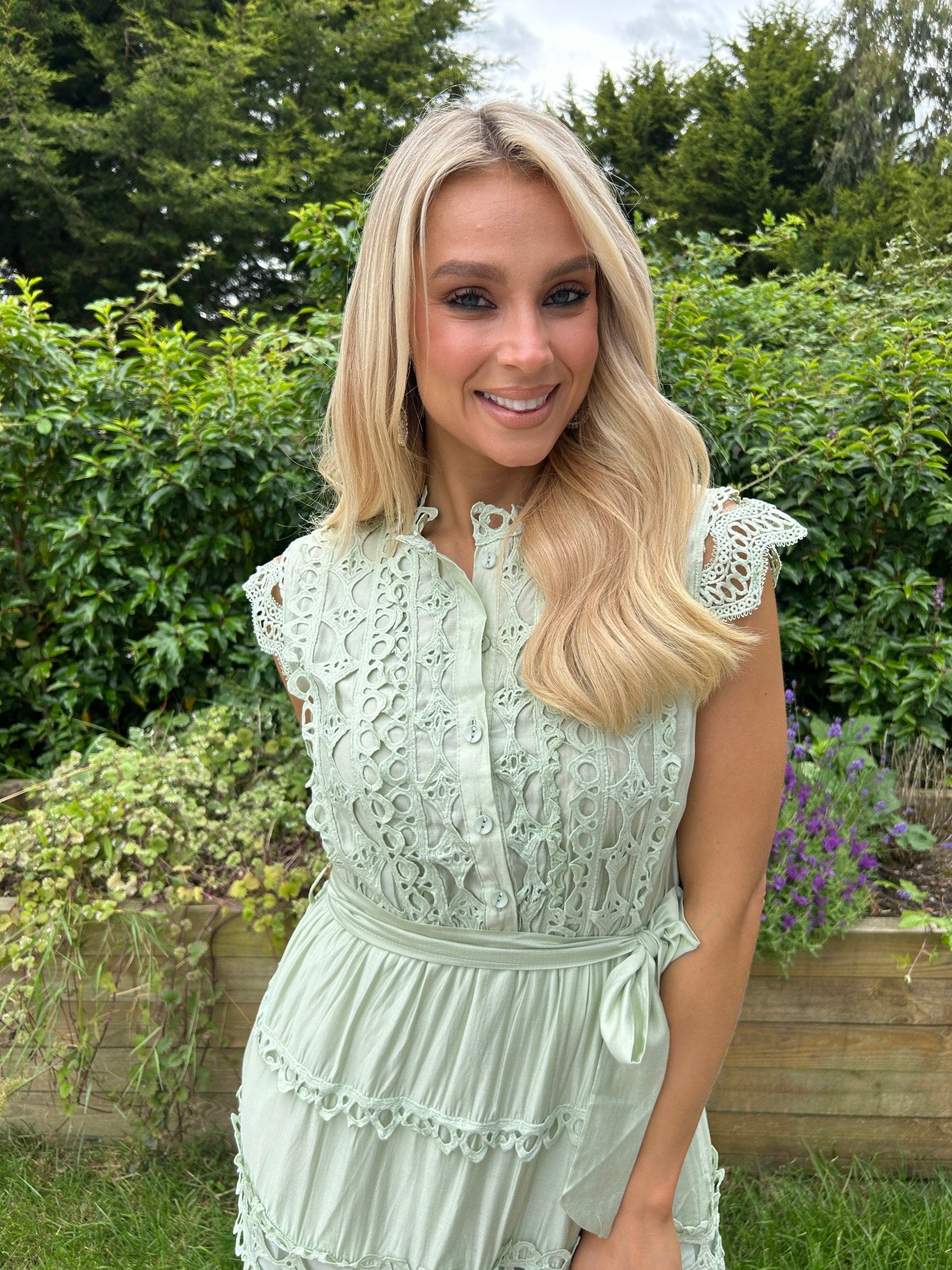Elsa Dress Sage - Image 4