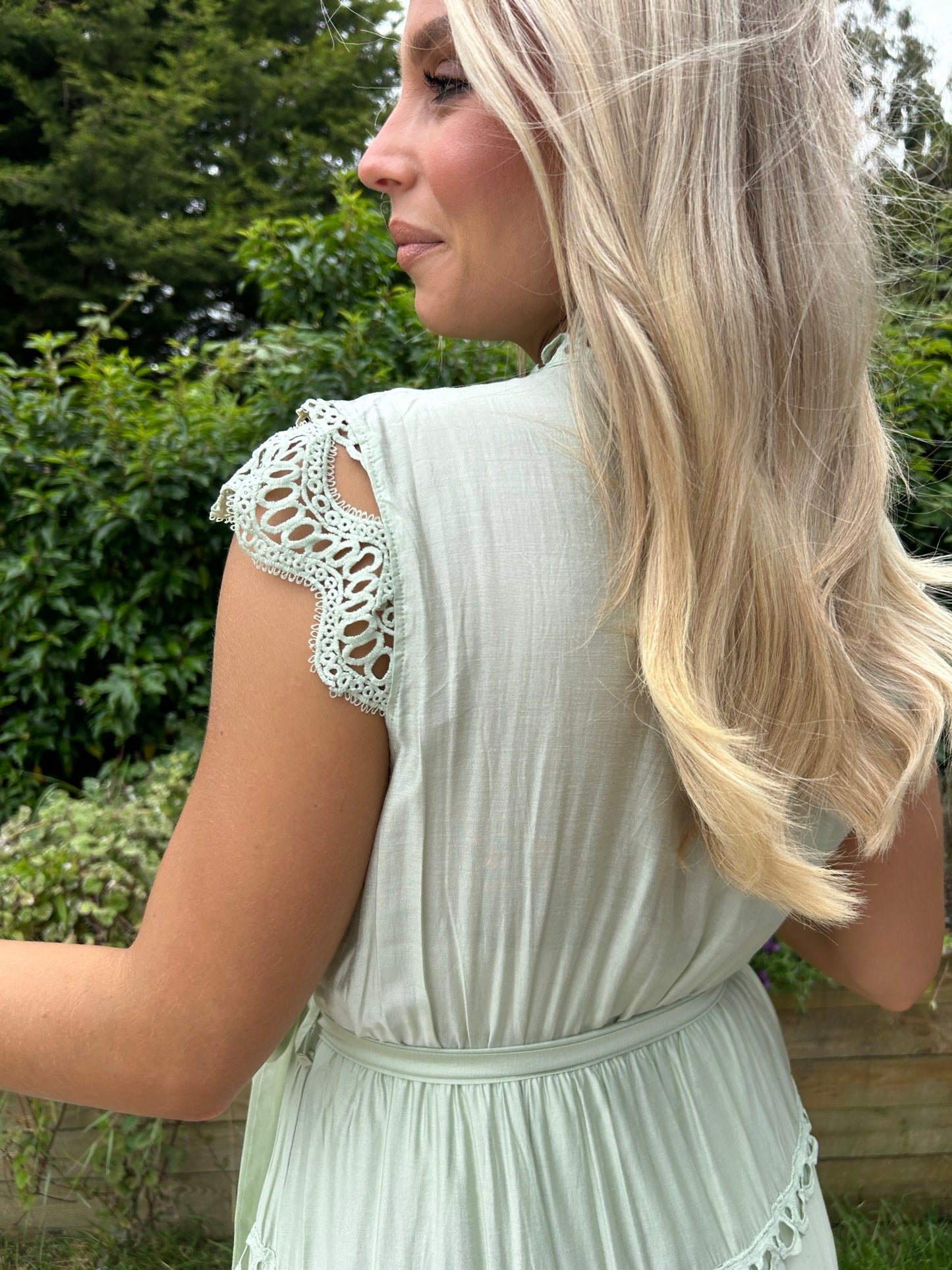 Elsa Dress Sage - Image 7