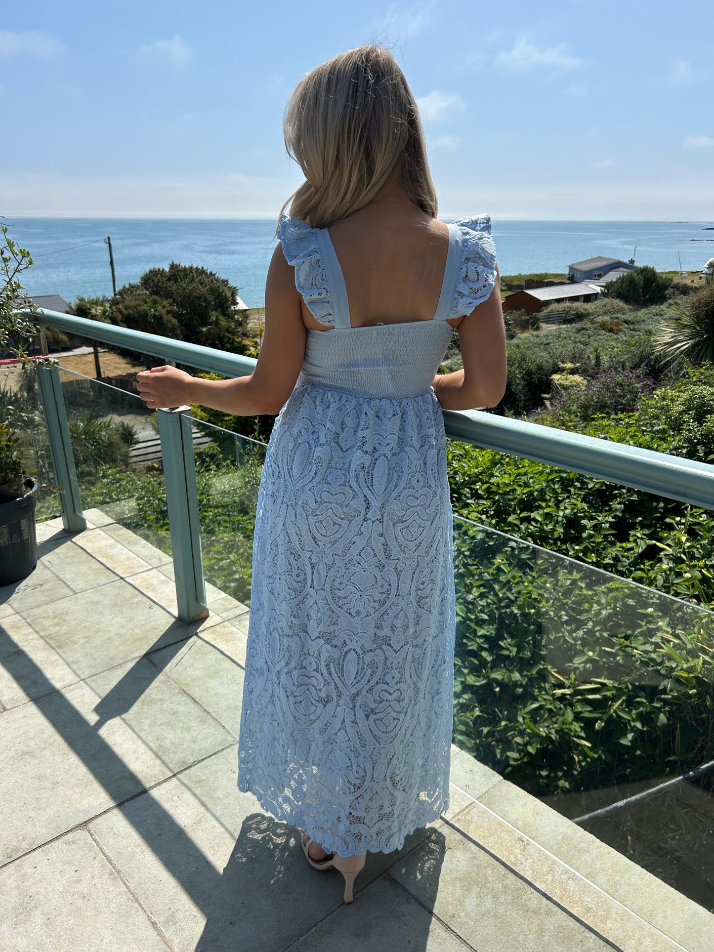 Reese Dress Blue - Image 4