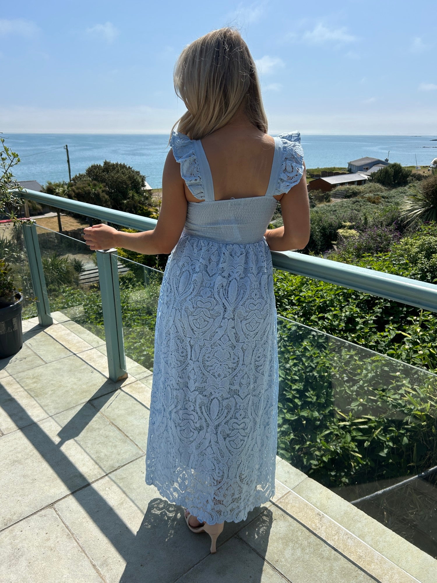 Reese Dress Blue - Image 4