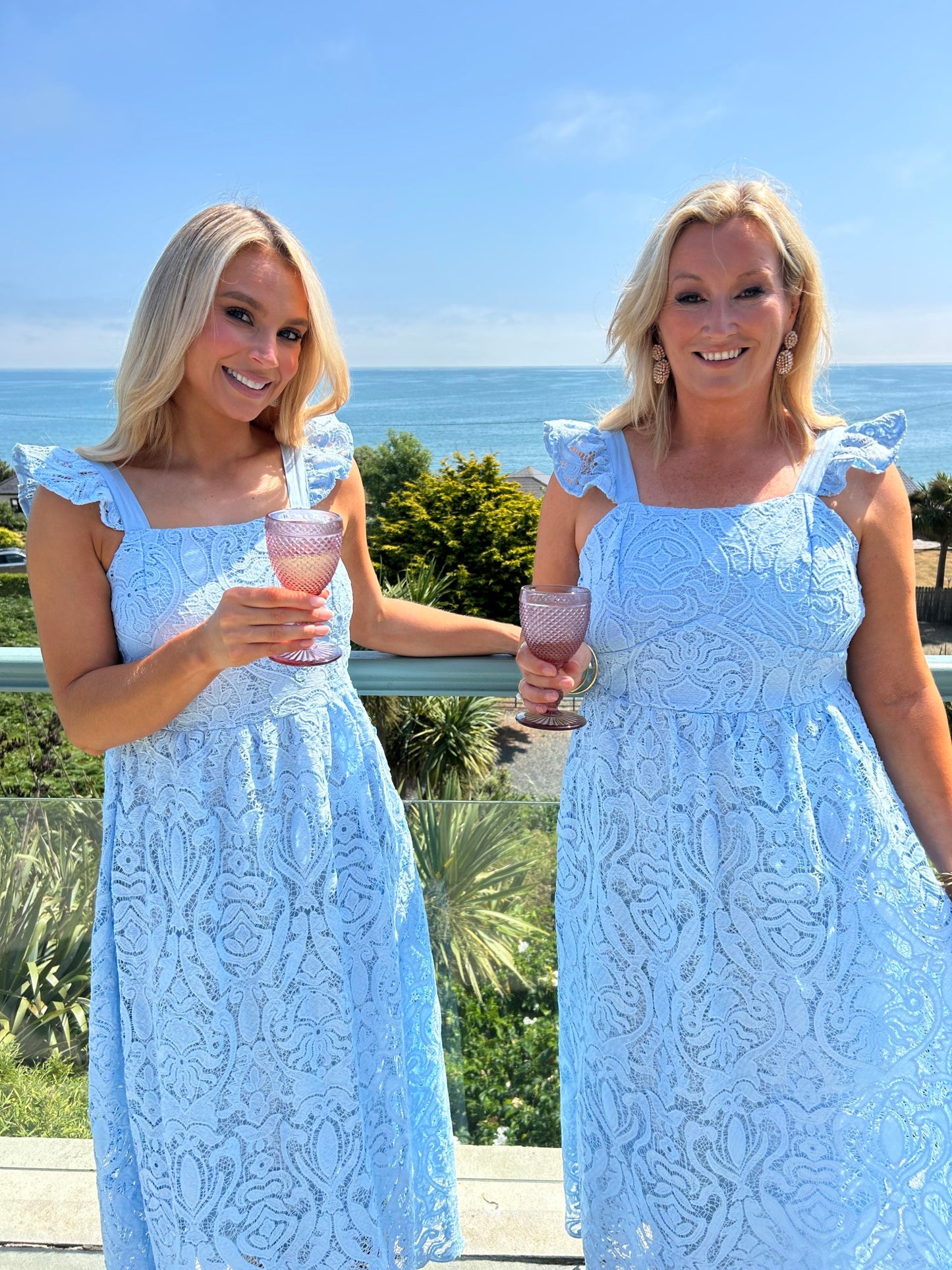 Reese Dress Blue - Image 8