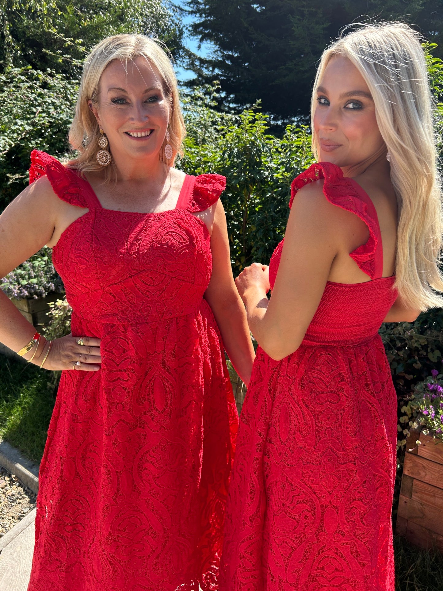 Reese Dress Red - Image 2