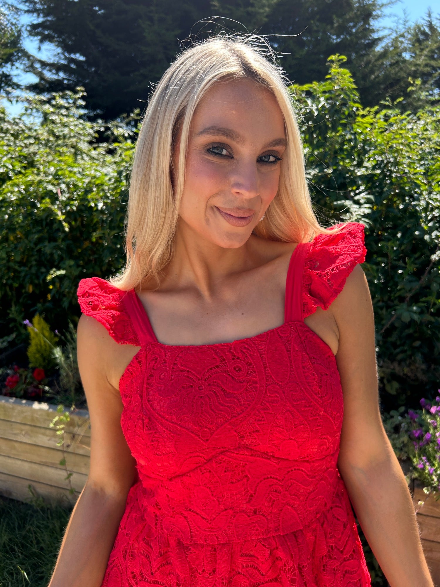 Reese Dress Red - Image 8
