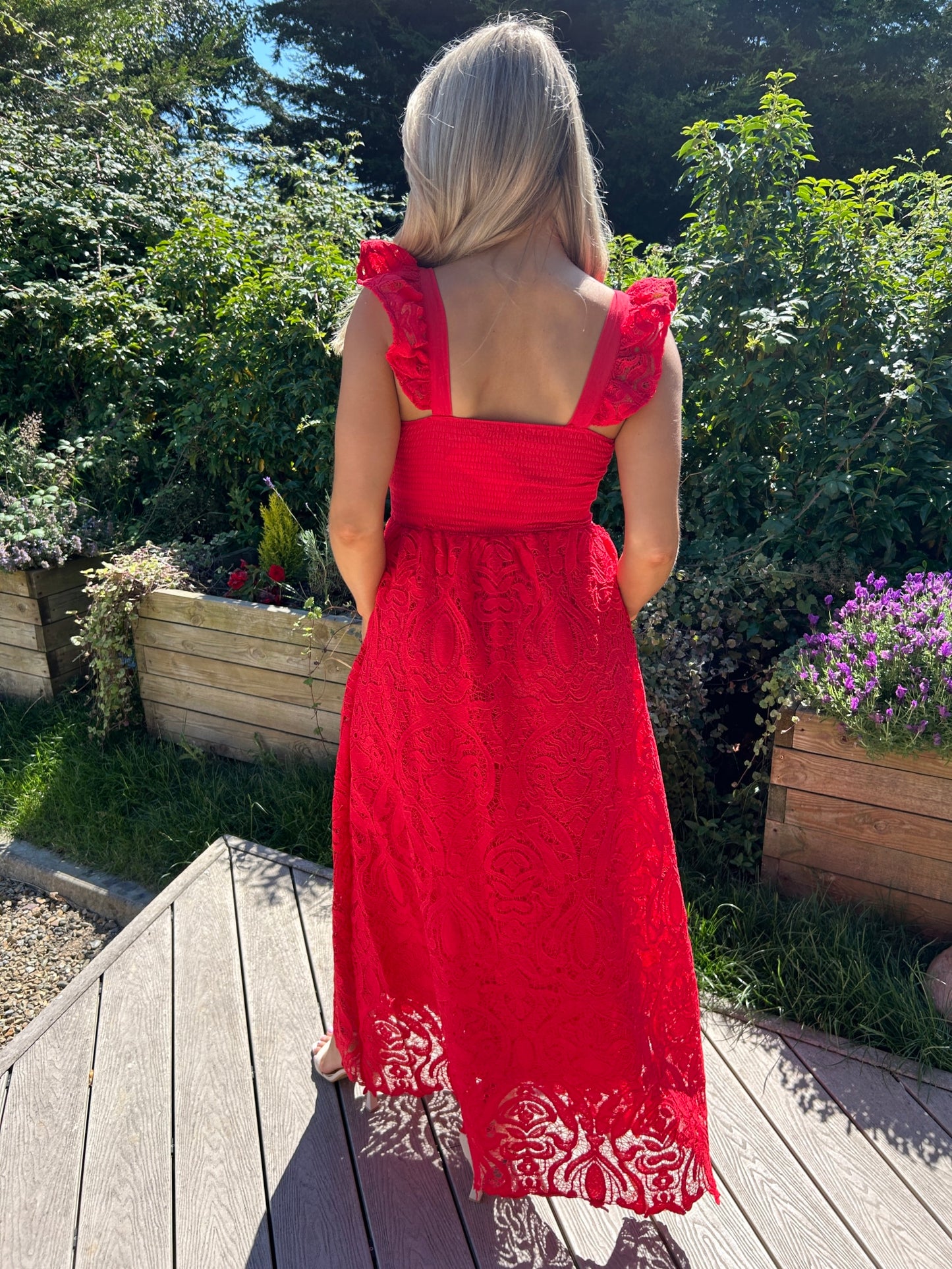 Reese Dress Red - Image 10