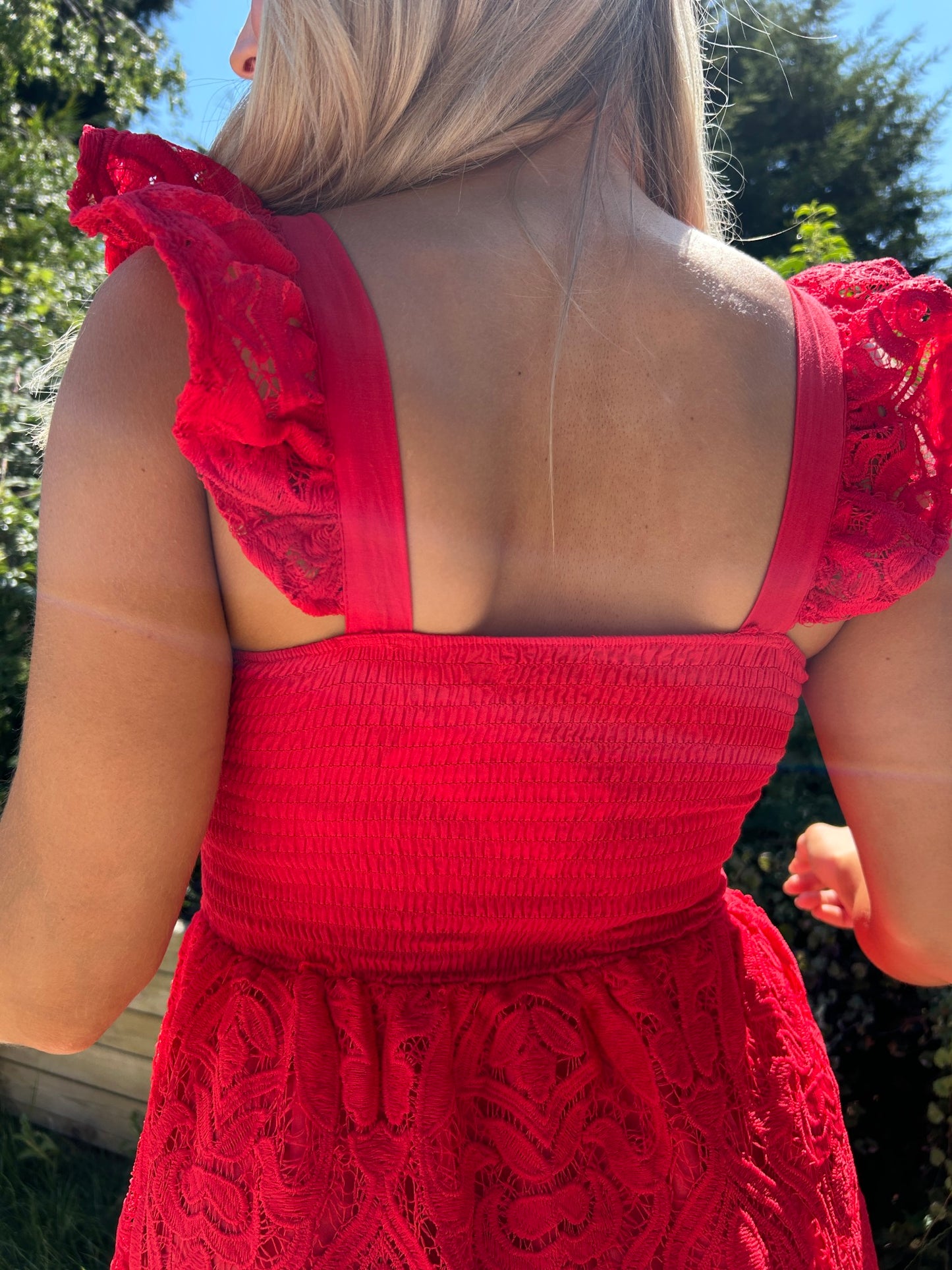Reese Dress Red - Image 11