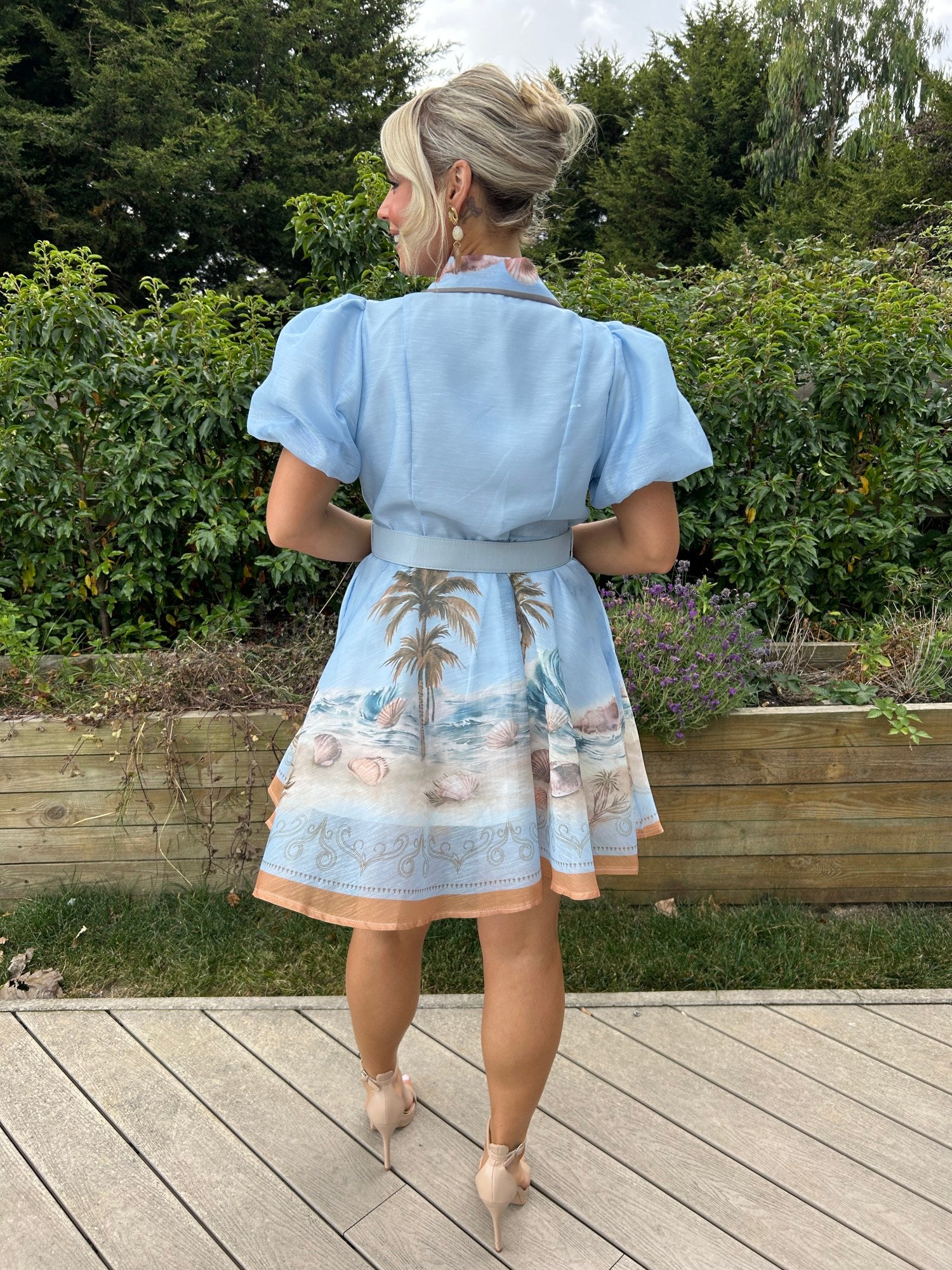 Saffia Dress Blue