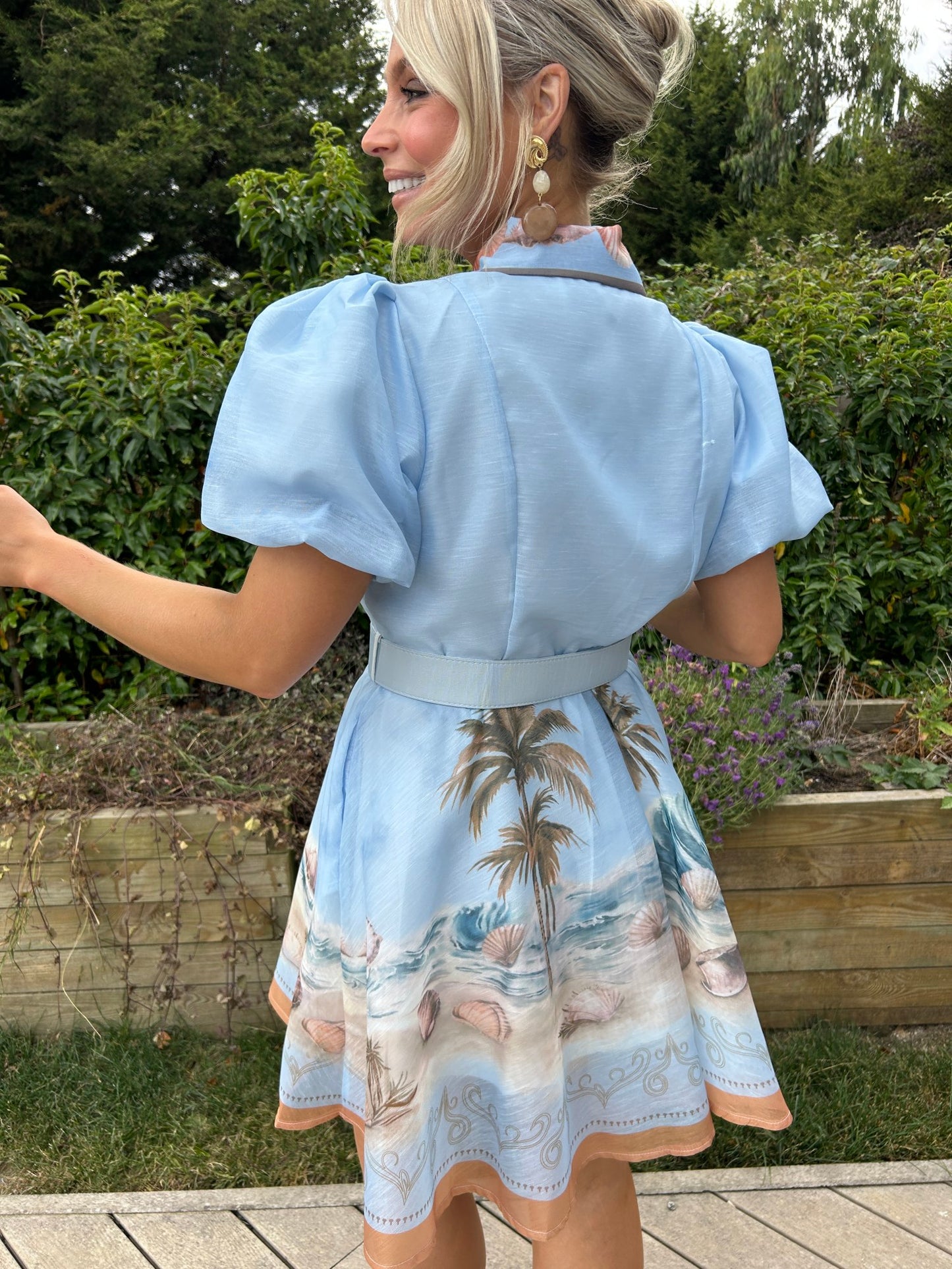 Saffia Dress Blue