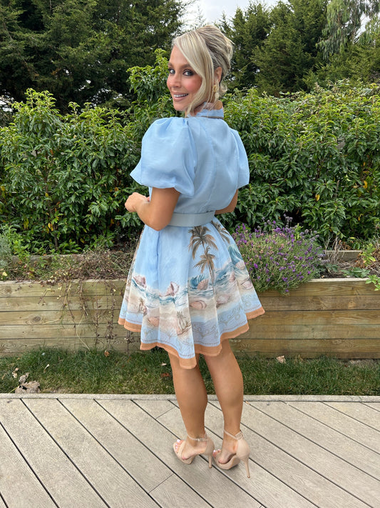Saffia Dress Blue
