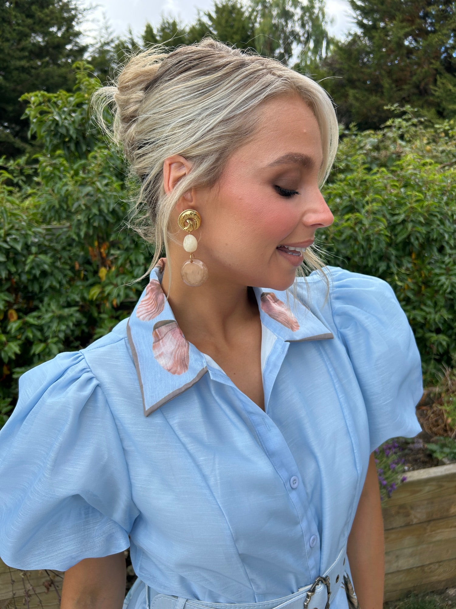 Saffia Dress Blue