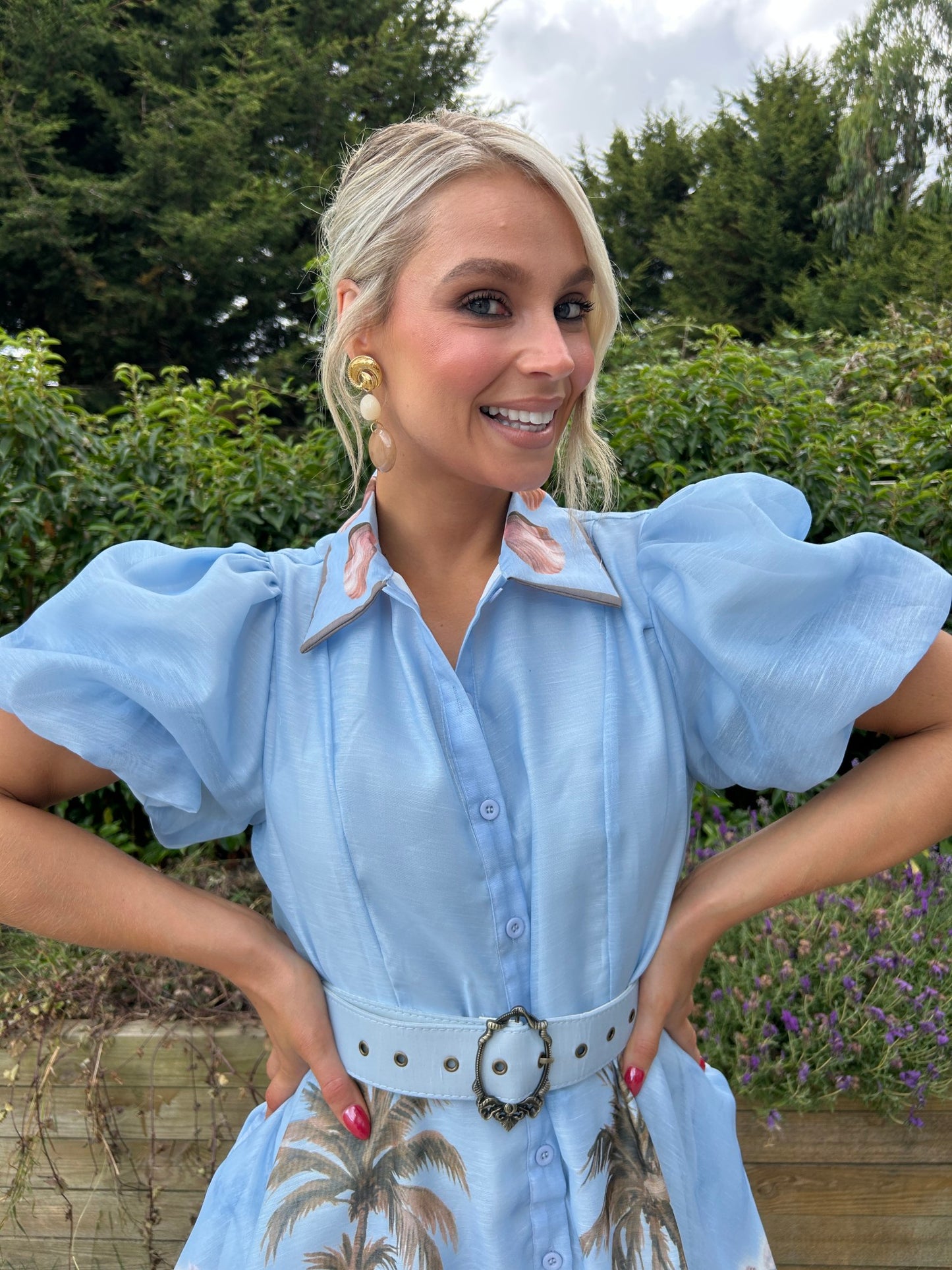 Saffia Dress Blue